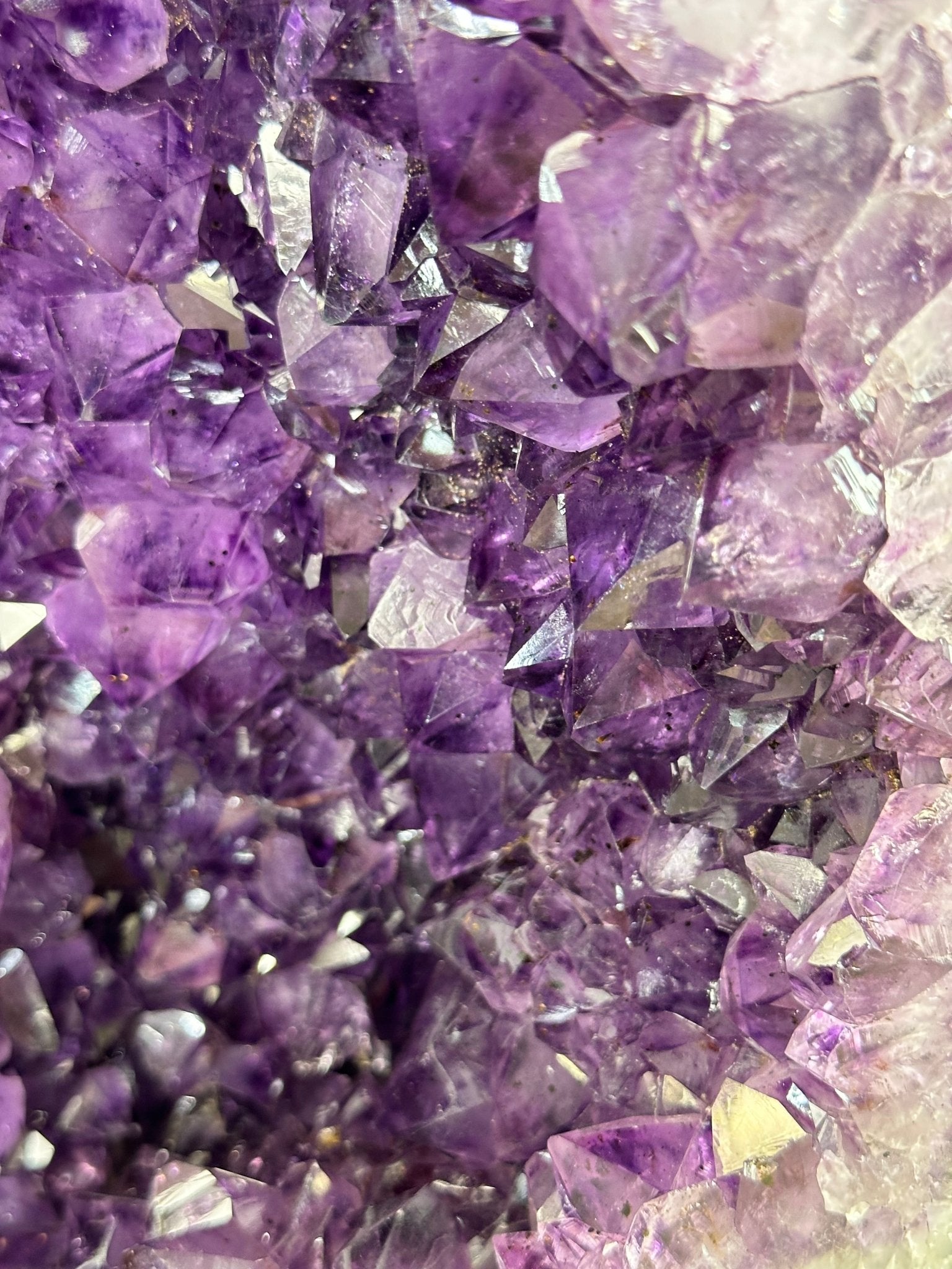 Extra Plus Quality Amethyst Wings on a Metal Stand, 178 lbs, 36" Tall #5493-0040 - Brazil GemsBrazil GemsExtra Plus Quality Amethyst Wings on a Metal Stand, 178 lbs, 36" Tall #5493-0040Amethyst Butterfly Wings5493-0040