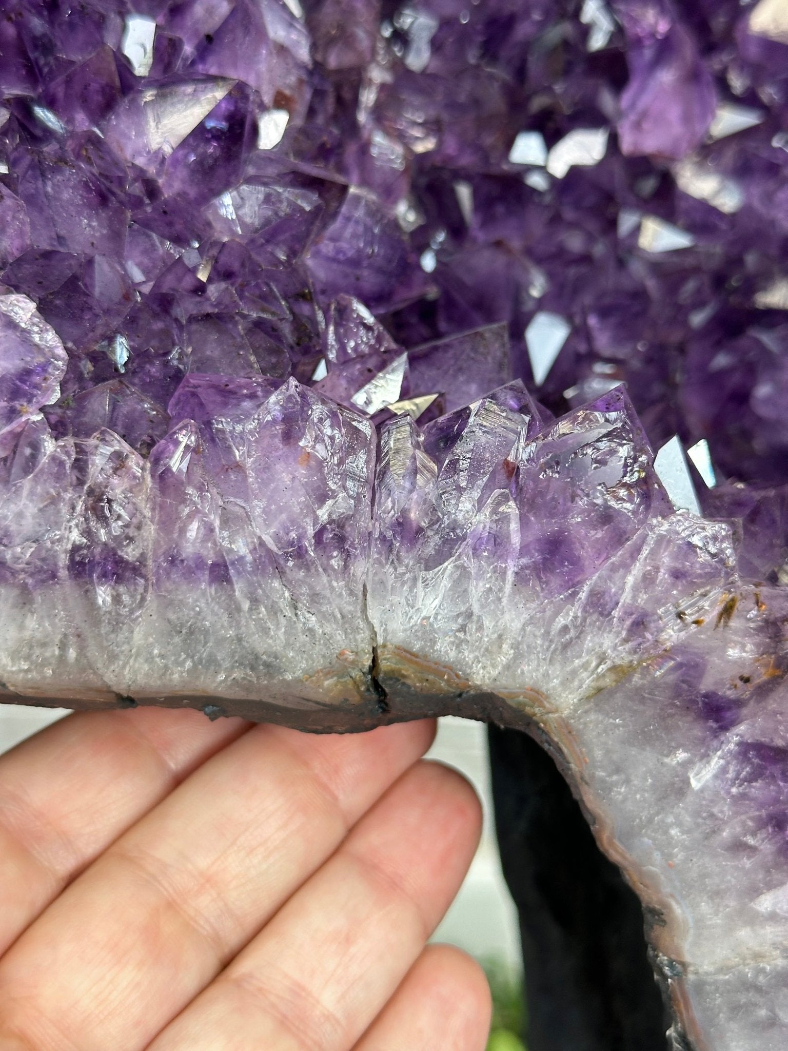 Extra Plus Quality Amethyst Wings on a Metal Stand, 178 lbs, 36" Tall #5493-0040 - Brazil GemsBrazil GemsExtra Plus Quality Amethyst Wings on a Metal Stand, 178 lbs, 36" Tall #5493-0040Amethyst Butterfly Wings5493-0040