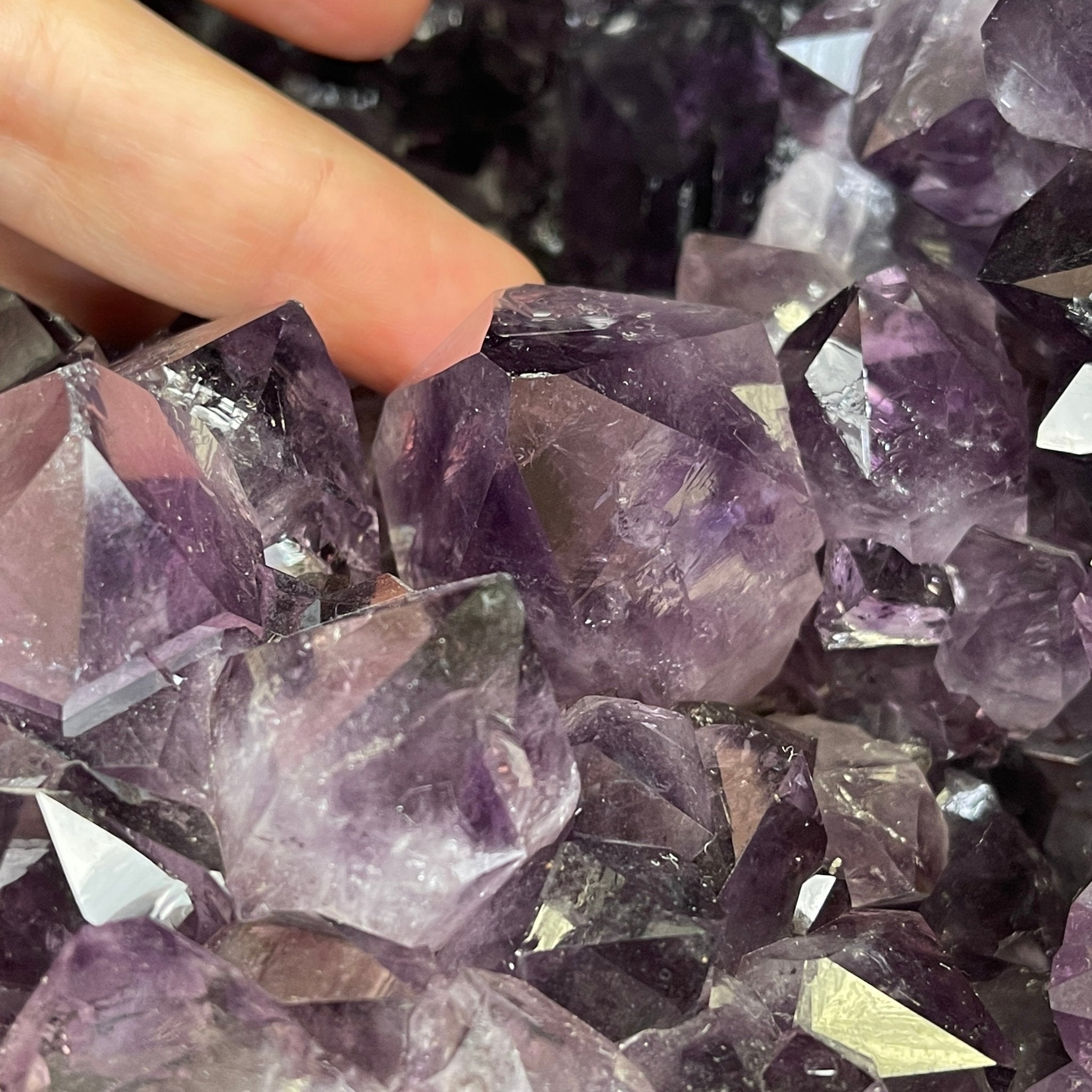 Extra Plus Quality Brazilian Amethyst Cathedral, 105.8 lbs & 23.75” tall Model #5601-0541 by Brazil Gems - Brazil GemsBrazil GemsExtra Plus Quality Brazilian Amethyst Cathedral, 105.8 lbs & 23.75” tall Model #5601-0541 by Brazil GemsCathedrals5601-0541