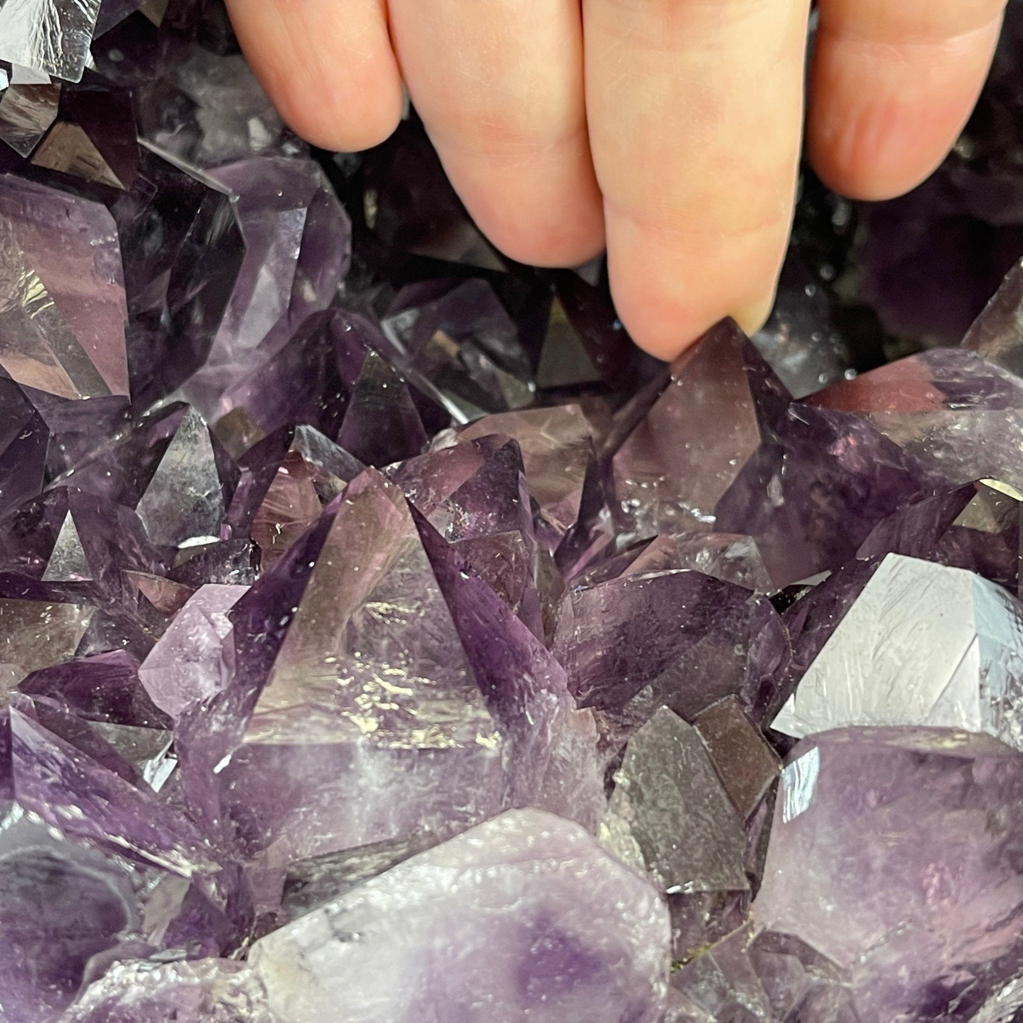 Extra Plus Quality Brazilian Amethyst Cathedral, 105.8 lbs & 23.75” tall Model #5601-0541 by Brazil Gems - Brazil GemsBrazil GemsExtra Plus Quality Brazilian Amethyst Cathedral, 105.8 lbs & 23.75” tall Model #5601-0541 by Brazil GemsCathedrals5601-0541
