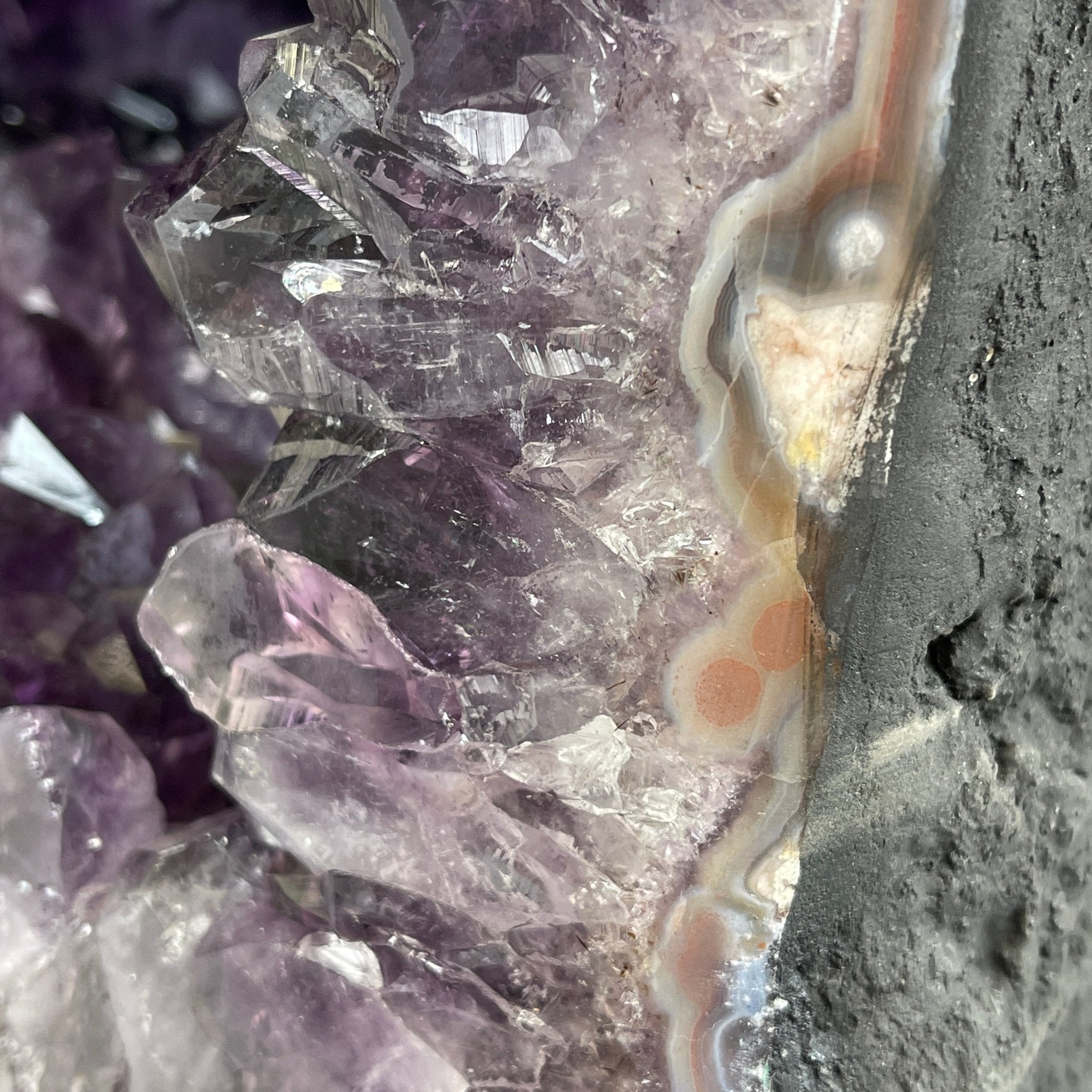 Extra Plus Quality Brazilian Amethyst Cathedral, 105.8 lbs & 23.75” tall Model #5601-0541 by Brazil Gems - Brazil GemsBrazil GemsExtra Plus Quality Brazilian Amethyst Cathedral, 105.8 lbs & 23.75” tall Model #5601-0541 by Brazil GemsCathedrals5601-0541