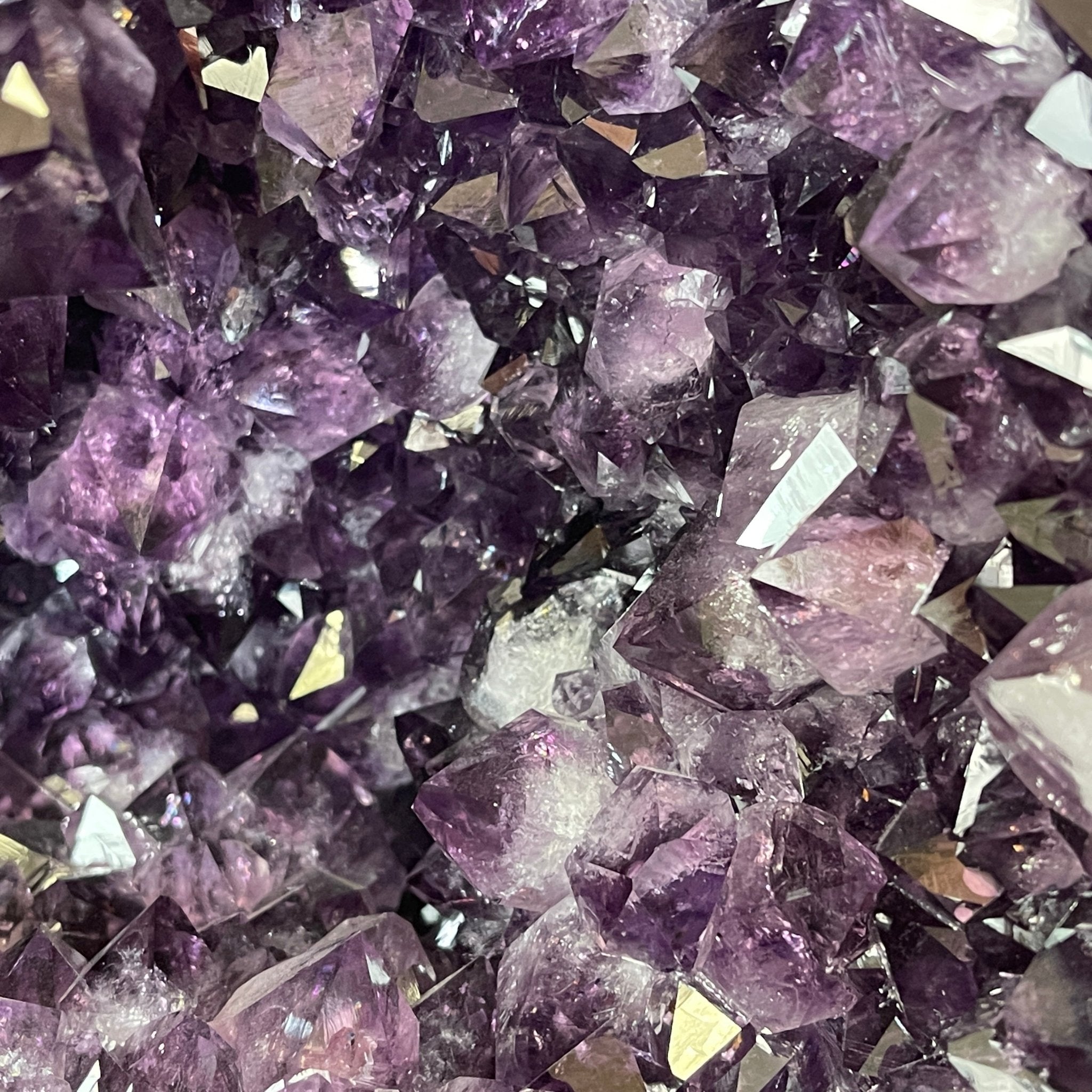 Extra Plus Quality Brazilian Amethyst Cathedral, 108.9 lbs & 20.75” tall #5601-0591 by Brazil Gems - Brazil GemsBrazil GemsExtra Plus Quality Brazilian Amethyst Cathedral, 108.9 lbs & 20.75” tall #5601-0591 by Brazil GemsCathedrals5601-0591