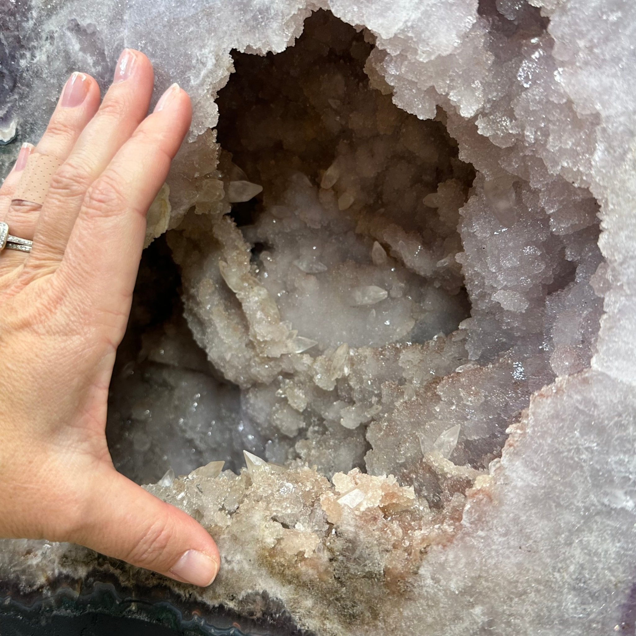 Extra Plus Quality Brazilian Amethyst Cathedral, 110.3 lbs & 35" Tall, Model #5601-1211 by Brazil Gems - Brazil GemsBrazil GemsExtra Plus Quality Brazilian Amethyst Cathedral, 110.3 lbs & 35" Tall, Model #5601-1211 by Brazil GemsCathedrals5601-1211