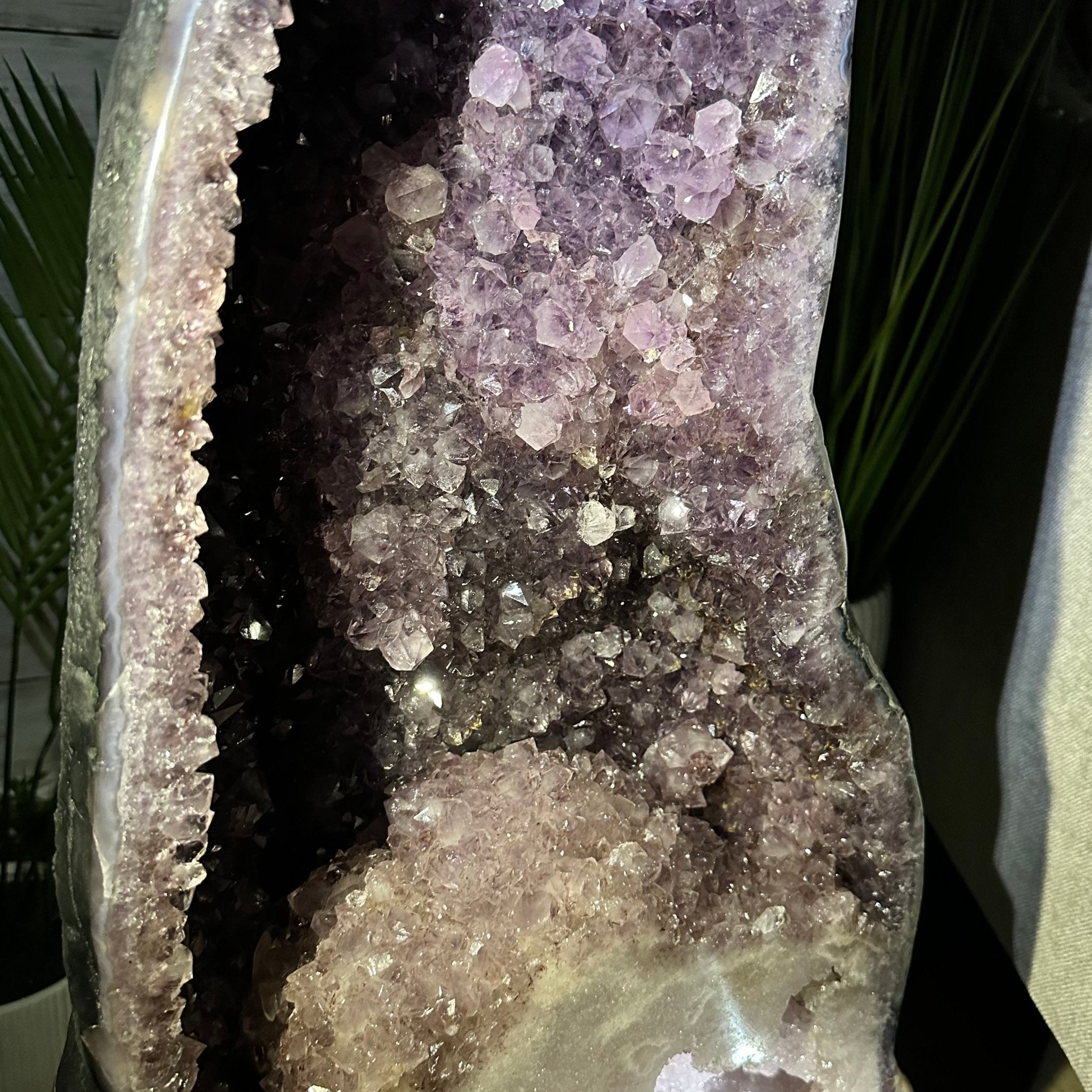 Extra Plus Quality Brazilian Amethyst Cathedral, 110.3 lbs & 35" Tall, Model #5601-1211 by Brazil Gems - Brazil GemsBrazil GemsExtra Plus Quality Brazilian Amethyst Cathedral, 110.3 lbs & 35" Tall, Model #5601-1211 by Brazil GemsCathedrals5601-1211