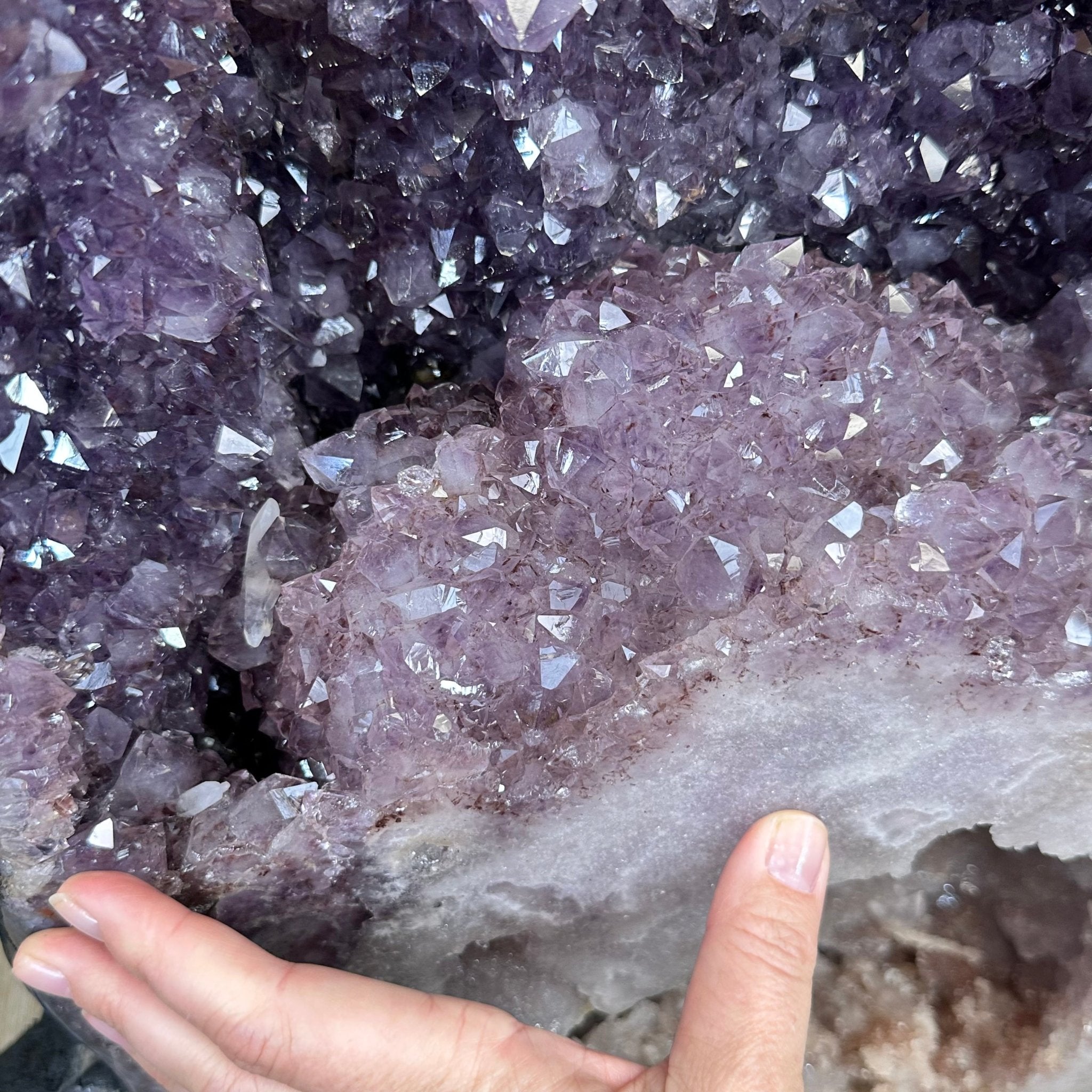 Extra Plus Quality Brazilian Amethyst Cathedral, 110.3 lbs & 35" Tall, Model #5601-1211 by Brazil Gems - Brazil GemsBrazil GemsExtra Plus Quality Brazilian Amethyst Cathedral, 110.3 lbs & 35" Tall, Model #5601-1211 by Brazil GemsCathedrals5601-1211