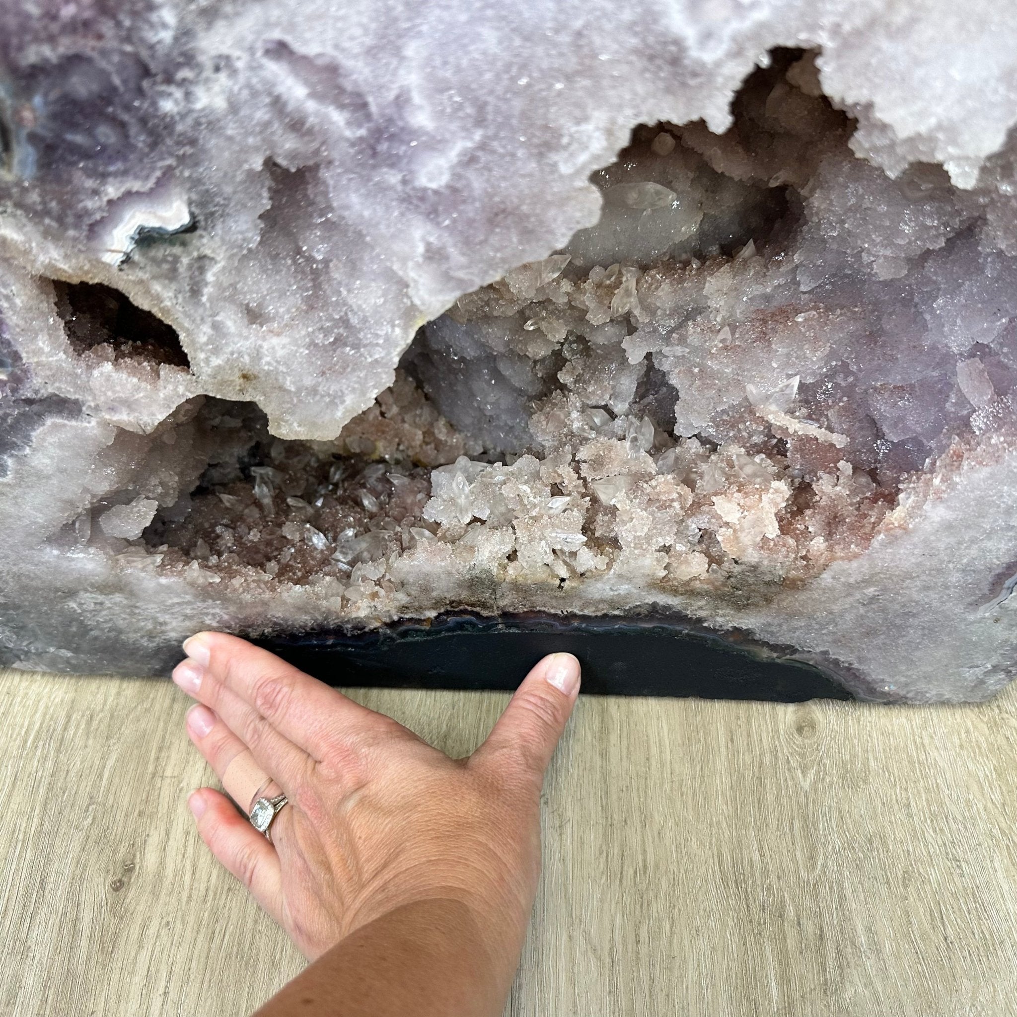 Extra Plus Quality Brazilian Amethyst Cathedral, 110.3 lbs & 35" Tall, Model #5601-1211 by Brazil Gems - Brazil GemsBrazil GemsExtra Plus Quality Brazilian Amethyst Cathedral, 110.3 lbs & 35" Tall, Model #5601-1211 by Brazil GemsCathedrals5601-1211