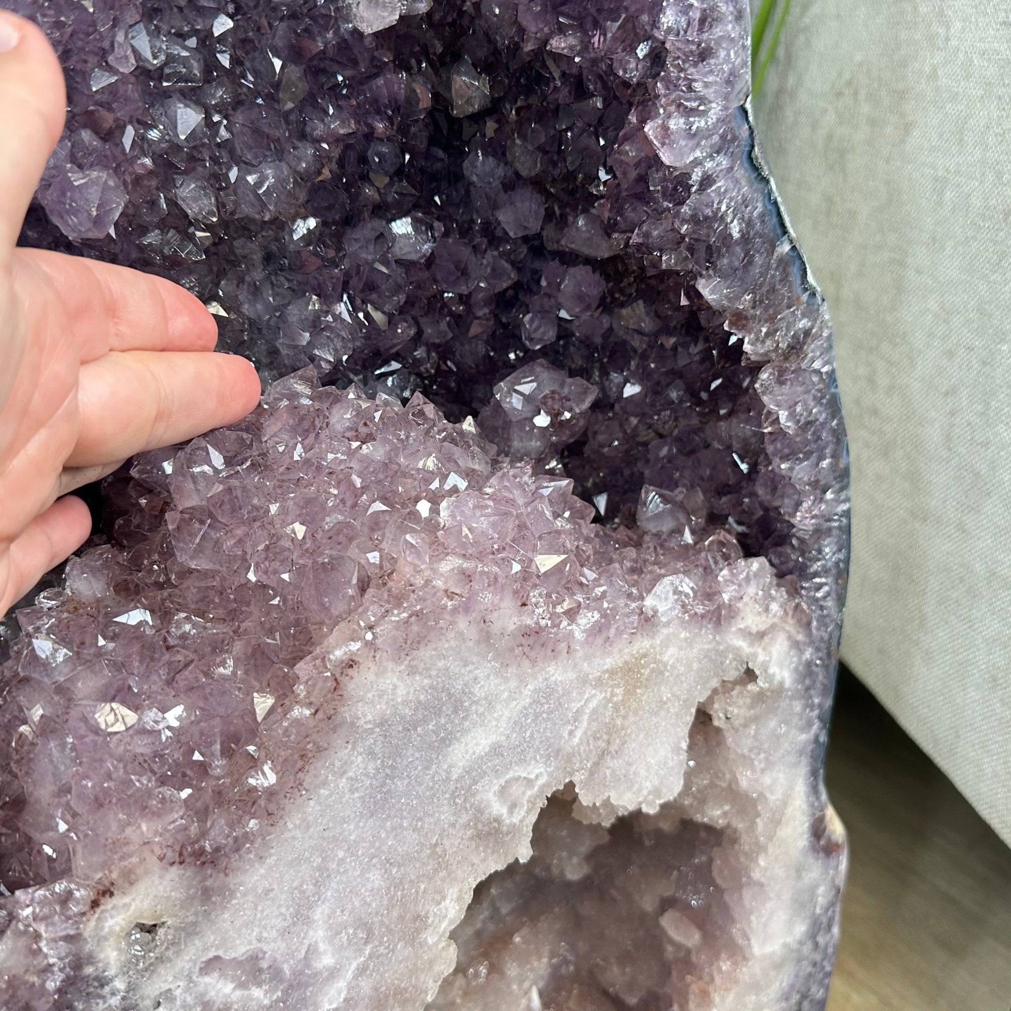 Extra Plus Quality Brazilian Amethyst Cathedral, 110.3 lbs & 35" Tall, Model #5601-1211 by Brazil Gems - Brazil GemsBrazil GemsExtra Plus Quality Brazilian Amethyst Cathedral, 110.3 lbs & 35" Tall, Model #5601-1211 by Brazil GemsCathedrals5601-1211