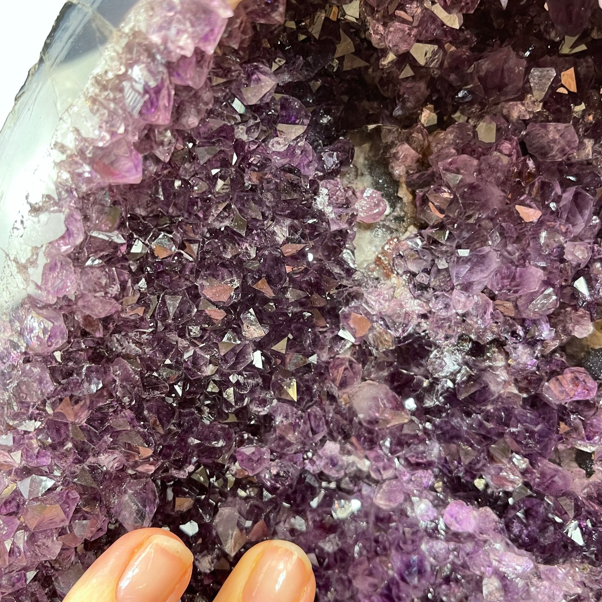 Extra Plus Quality Brazilian Amethyst Cathedral, 130.9 lbs & 22.3” tall Model #5601-0571 by Brazil Gems - Brazil GemsBrazil GemsExtra Plus Quality Brazilian Amethyst Cathedral, 130.9 lbs & 22.3” tall Model #5601-0571 by Brazil GemsCathedrals5601-0571