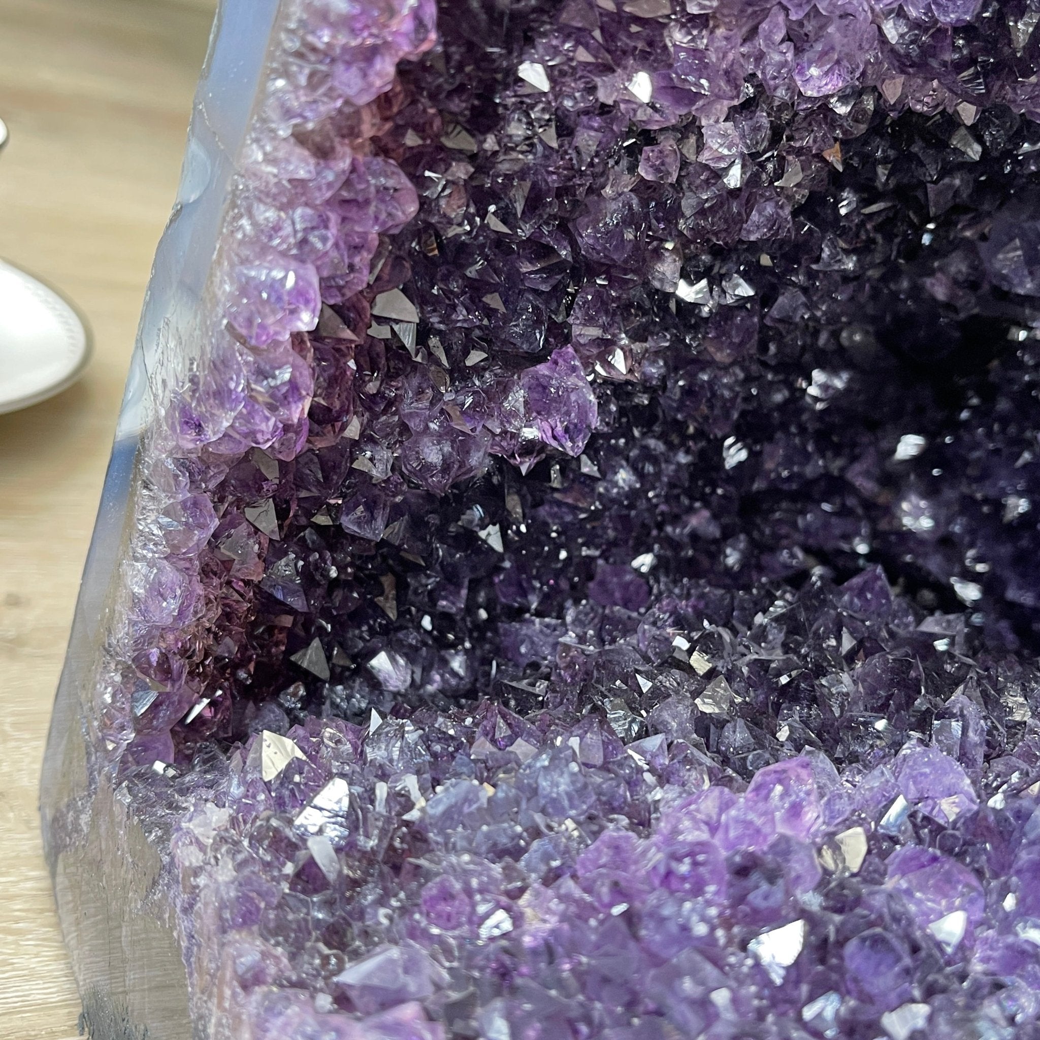 Extra Plus Quality Brazilian Amethyst Cathedral, 130.9 lbs & 22.3” tall Model #5601-0571 by Brazil Gems - Brazil GemsBrazil GemsExtra Plus Quality Brazilian Amethyst Cathedral, 130.9 lbs & 22.3” tall Model #5601-0571 by Brazil GemsCathedrals5601-0571