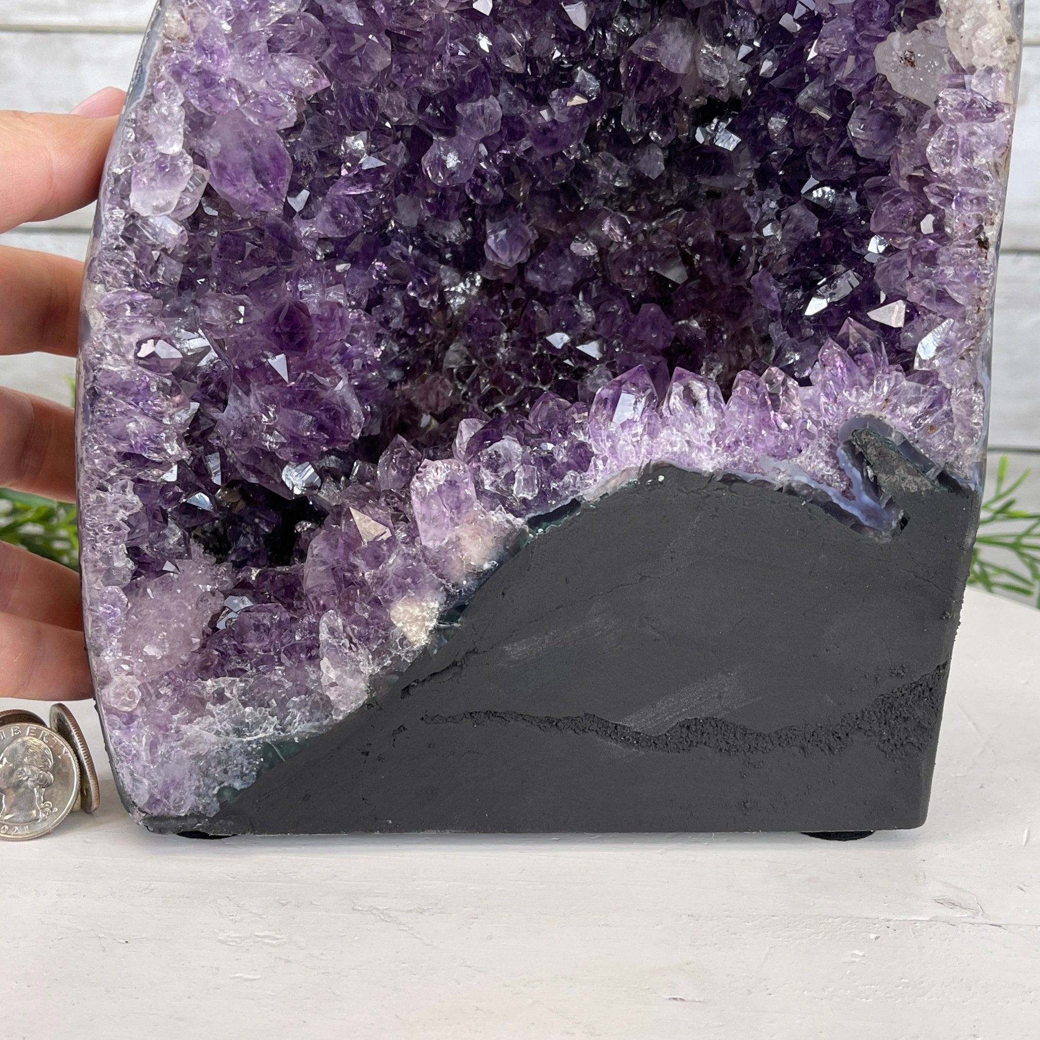 Extra Plus Quality Brazilian Amethyst Cathedral, 13.3 lbs & 10.5" Tall #5601-1135 by Brazil Gems - Brazil GemsBrazil GemsExtra Plus Quality Brazilian Amethyst Cathedral, 13.3 lbs & 10.5" Tall #5601-1135 by Brazil GemsCathedrals5601-1135