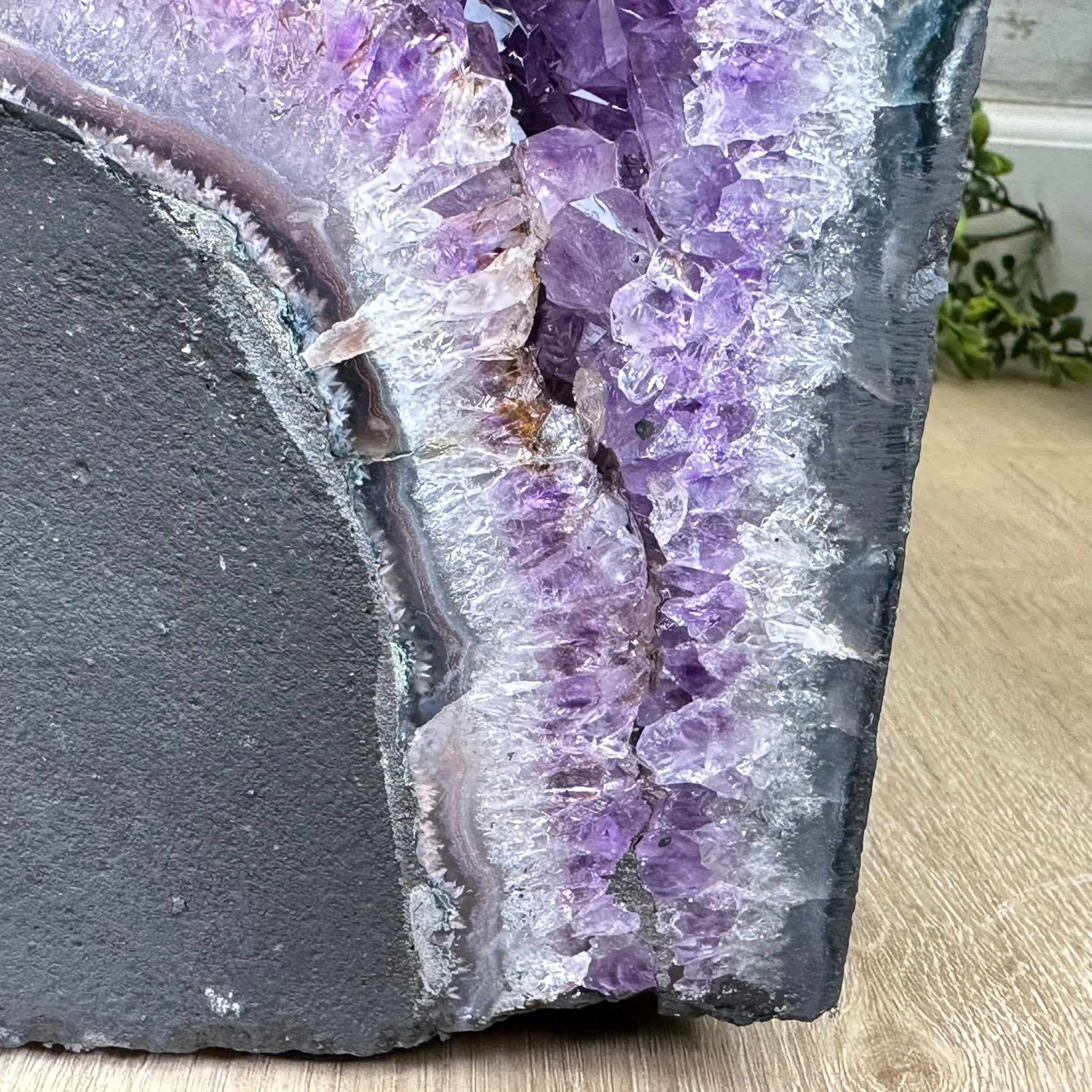 Extra Plus Quality Brazilian Amethyst Cathedral, 146 lbs & 38.2" Tall, Model #5601-1241 by Brazil Gems - Brazil GemsBrazil GemsExtra Plus Quality Brazilian Amethyst Cathedral, 146 lbs & 38.2" Tall, Model #5601-1241 by Brazil GemsCathedrals5601-1241