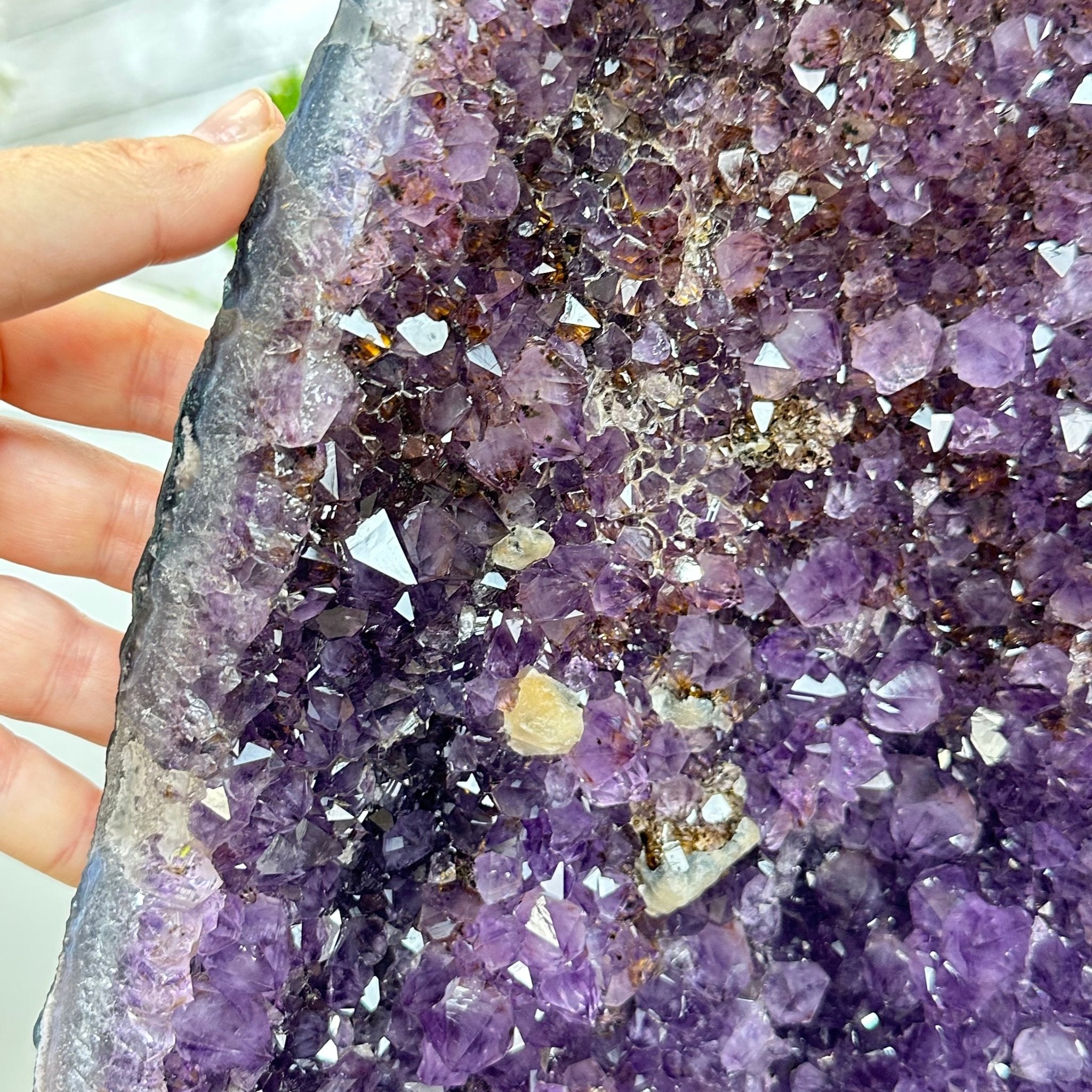 Extra Plus Quality Brazilian Amethyst Cathedral, 146 lbs & 38.2" Tall, Model #5601-1241 by Brazil Gems - Brazil GemsBrazil GemsExtra Plus Quality Brazilian Amethyst Cathedral, 146 lbs & 38.2" Tall, Model #5601-1241 by Brazil GemsCathedrals5601-1241