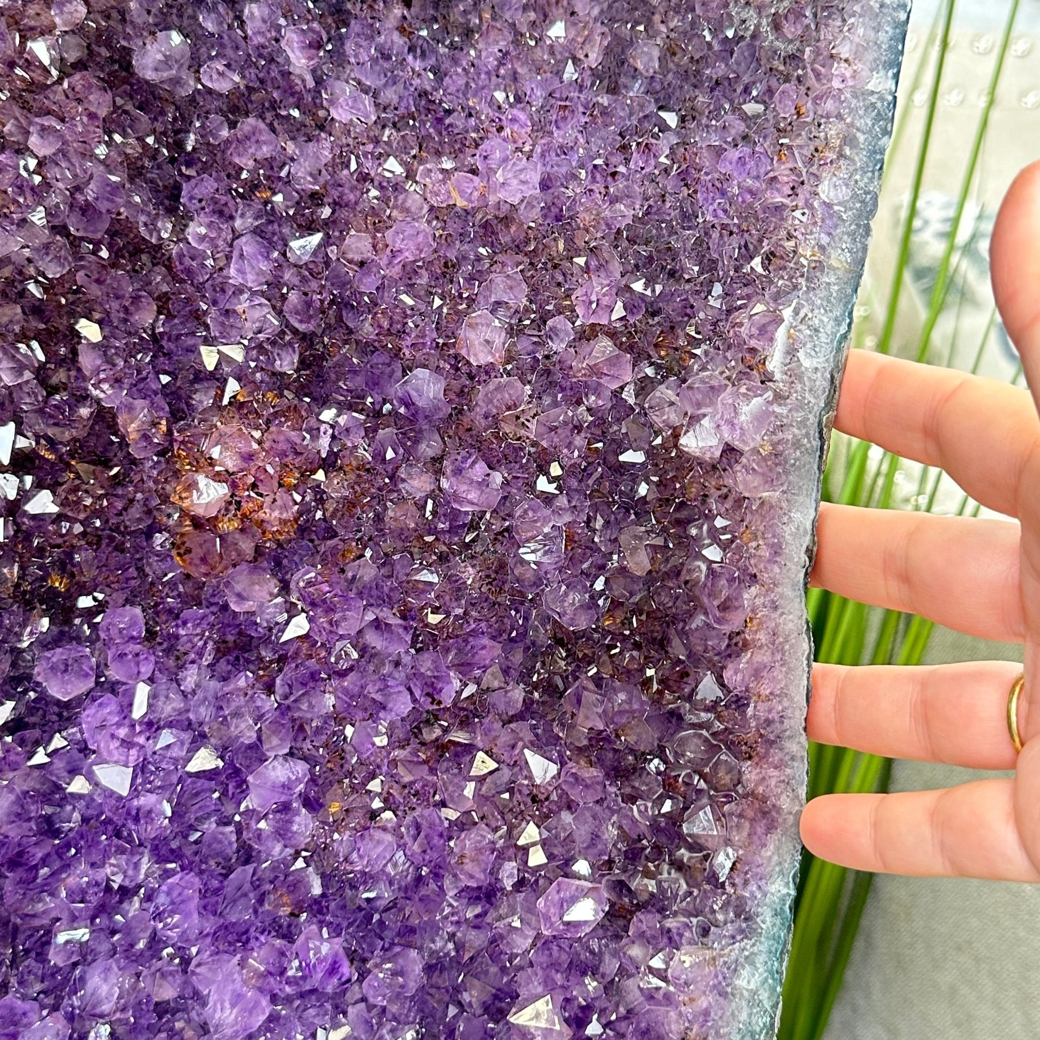Extra Plus Quality Brazilian Amethyst Cathedral, 146 lbs & 38.2" Tall, Model #5601-1241 by Brazil Gems - Brazil GemsBrazil GemsExtra Plus Quality Brazilian Amethyst Cathedral, 146 lbs & 38.2" Tall, Model #5601-1241 by Brazil GemsCathedrals5601-1241