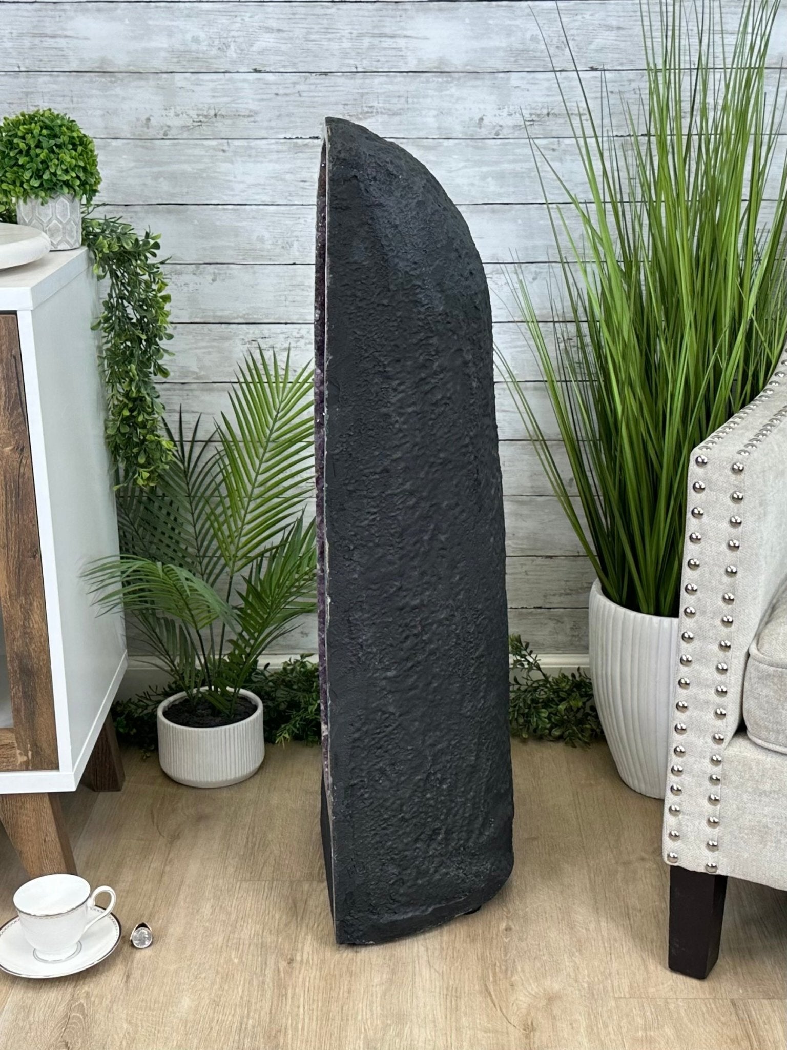 Extra Plus Quality Brazilian Amethyst Cathedral, 146 lbs & 38.2" Tall, Model #5601-1241 by Brazil Gems - Brazil GemsBrazil GemsExtra Plus Quality Brazilian Amethyst Cathedral, 146 lbs & 38.2" Tall, Model #5601-1241 by Brazil GemsCathedrals5601-1241