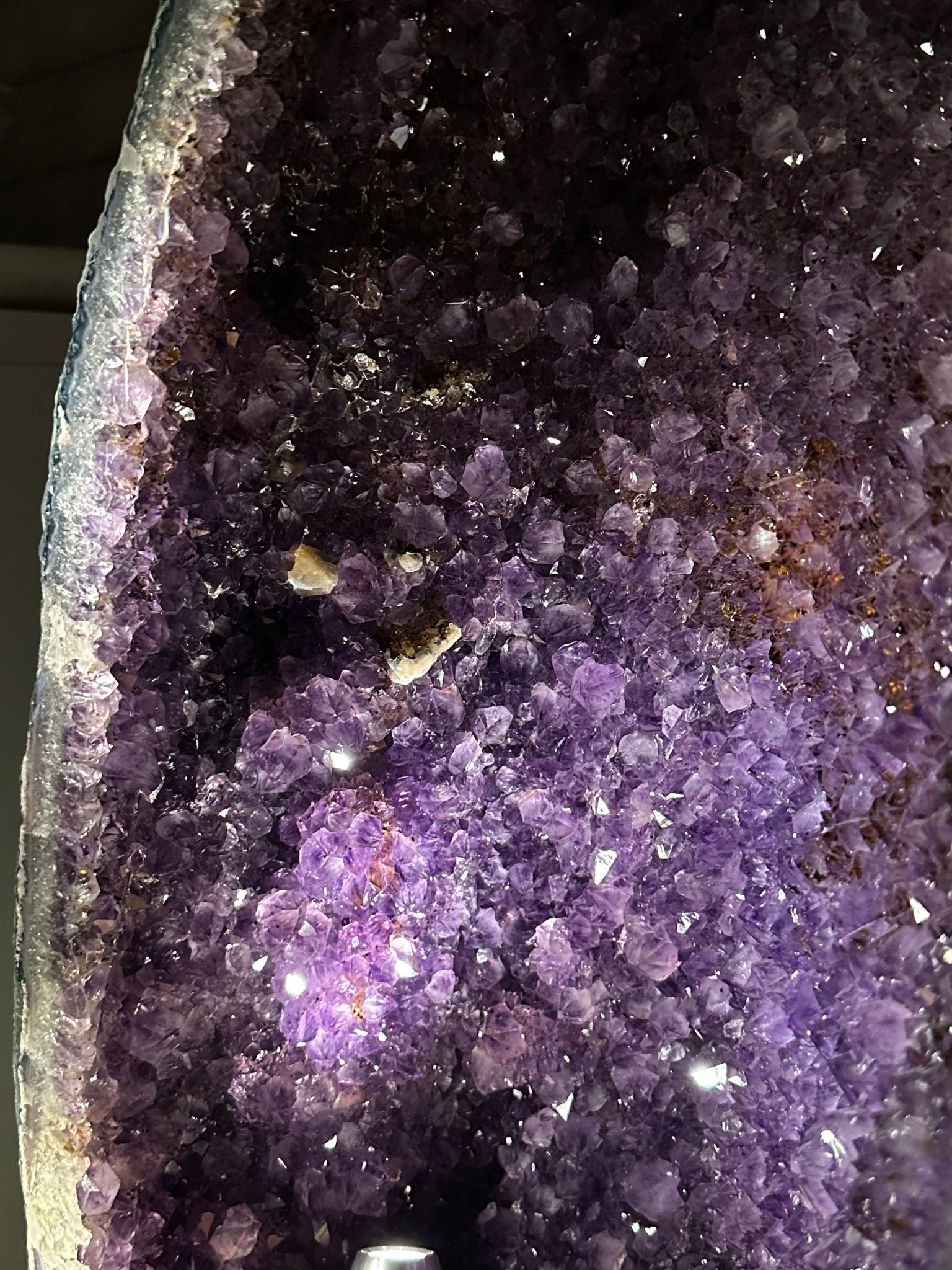 Extra Plus Quality Brazilian Amethyst Cathedral, 146 lbs & 38.2" Tall, Model #5601-1241 by Brazil Gems - Brazil GemsBrazil GemsExtra Plus Quality Brazilian Amethyst Cathedral, 146 lbs & 38.2" Tall, Model #5601-1241 by Brazil GemsCathedrals5601-1241