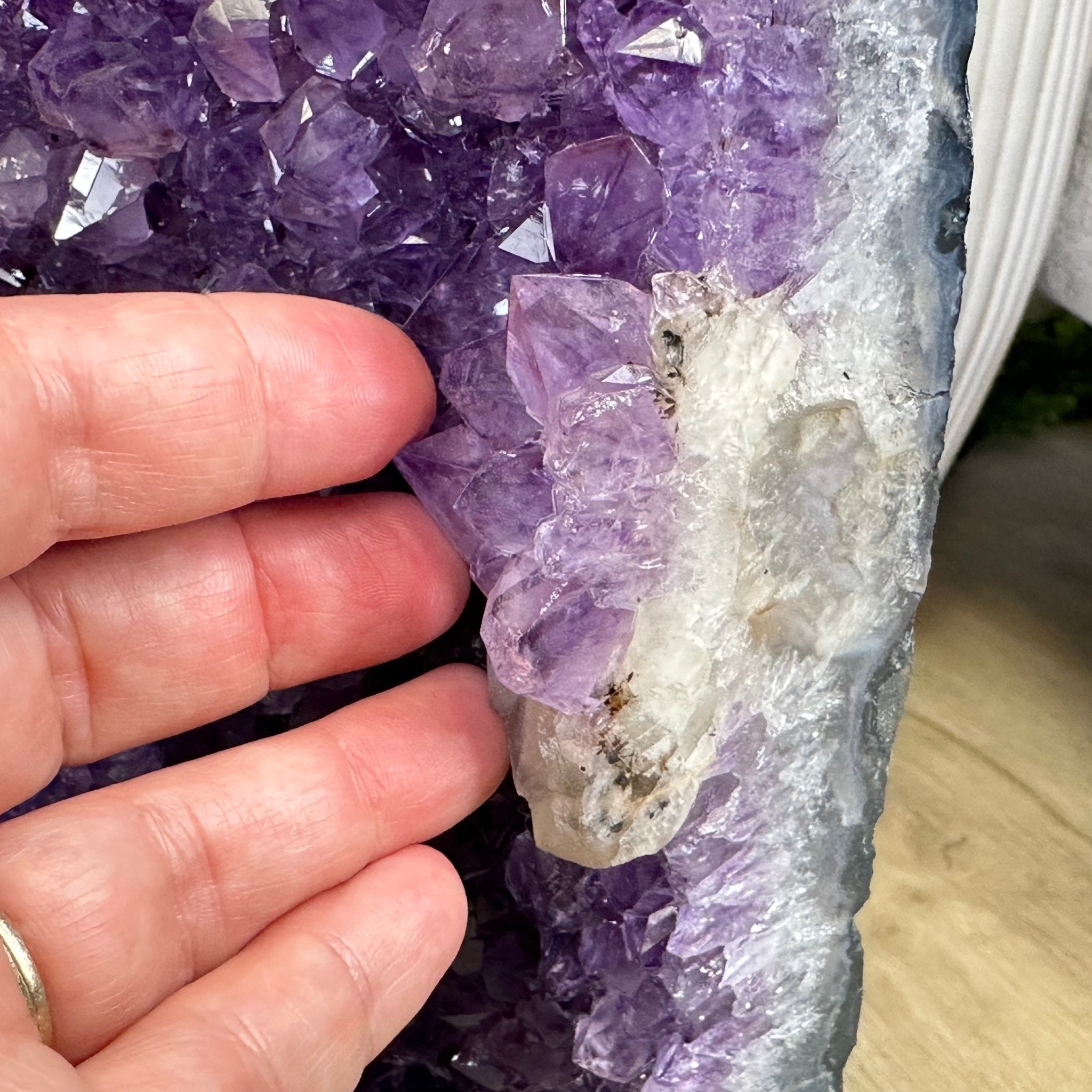 Extra Plus Quality Brazilian Amethyst Cathedral, 146 lbs & 38.2" Tall, Model #5601-1241 by Brazil Gems - Brazil GemsBrazil GemsExtra Plus Quality Brazilian Amethyst Cathedral, 146 lbs & 38.2" Tall, Model #5601-1241 by Brazil GemsCathedrals5601-1241