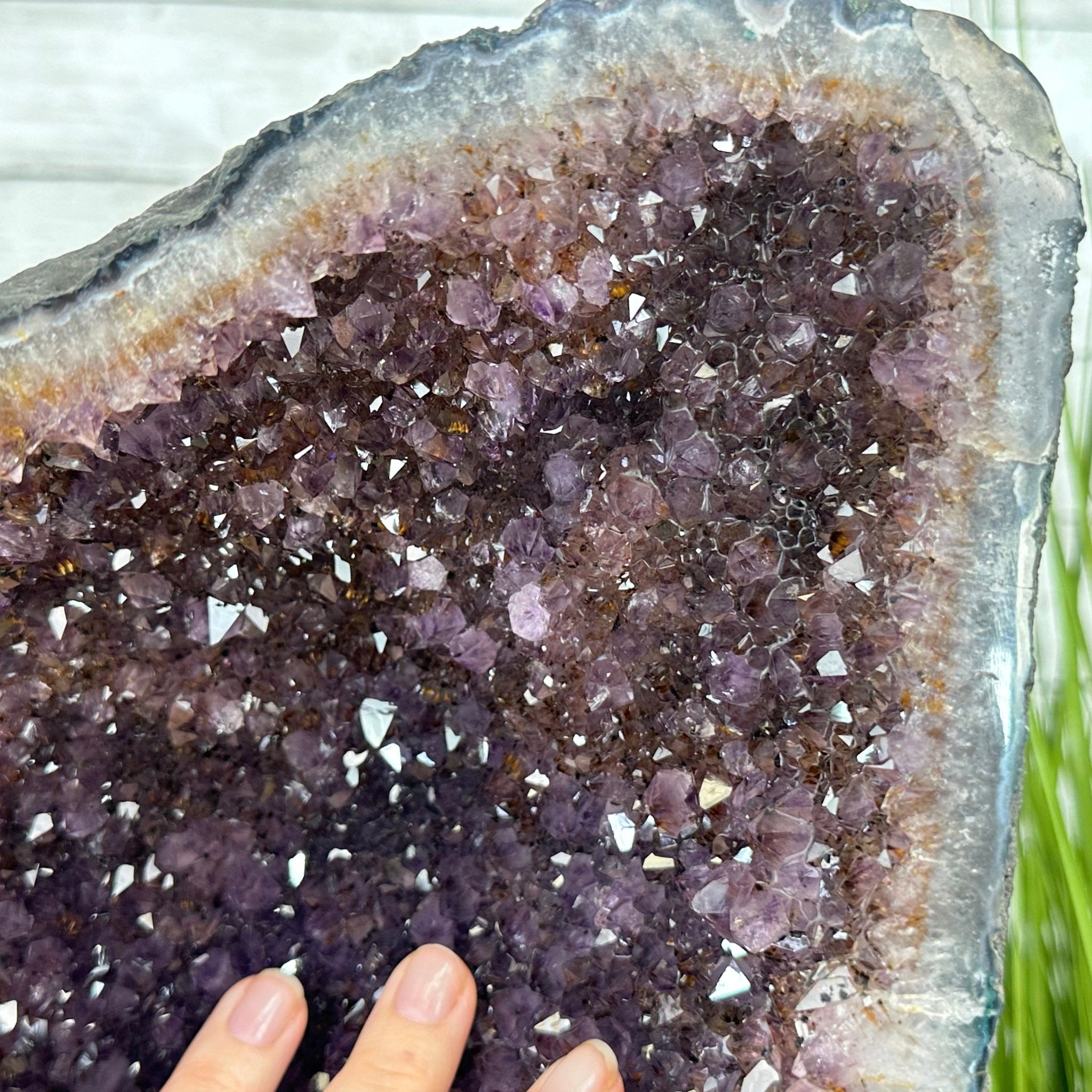 Extra Plus Quality Brazilian Amethyst Cathedral, 146 lbs & 38.2" Tall, Model #5601-1241 by Brazil Gems - Brazil GemsBrazil GemsExtra Plus Quality Brazilian Amethyst Cathedral, 146 lbs & 38.2" Tall, Model #5601-1241 by Brazil GemsCathedrals5601-1241
