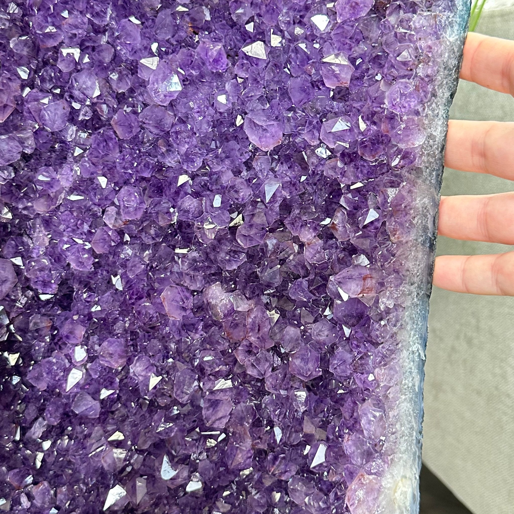 Extra Plus Quality Brazilian Amethyst Cathedral, 146 lbs & 38.2" Tall, Model #5601-1241 by Brazil Gems - Brazil GemsBrazil GemsExtra Plus Quality Brazilian Amethyst Cathedral, 146 lbs & 38.2" Tall, Model #5601-1241 by Brazil GemsCathedrals5601-1241