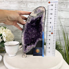 Extra Plus Quality Brazilian Amethyst Cathedral, 15.2 lbs & 11.6" Tall, Model #5601-0966 by Brazil Gems - Brazil GemsBrazil GemsExtra Plus Quality Brazilian Amethyst Cathedral, 15.2 lbs & 11.6" Tall, Model #5601-0966 by Brazil GemsCathedrals5601-0966