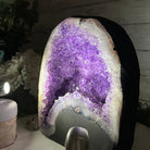 Extra Plus Quality Brazilian Amethyst Cathedral, 15.2 lbs & 9.25" Tall, Model #5601-0968 by Brazil Gems - Brazil GemsBrazil GemsExtra Plus Quality Brazilian Amethyst Cathedral, 15.2 lbs & 9.25" Tall, Model #5601-0968 by Brazil GemsCathedrals5601-0968