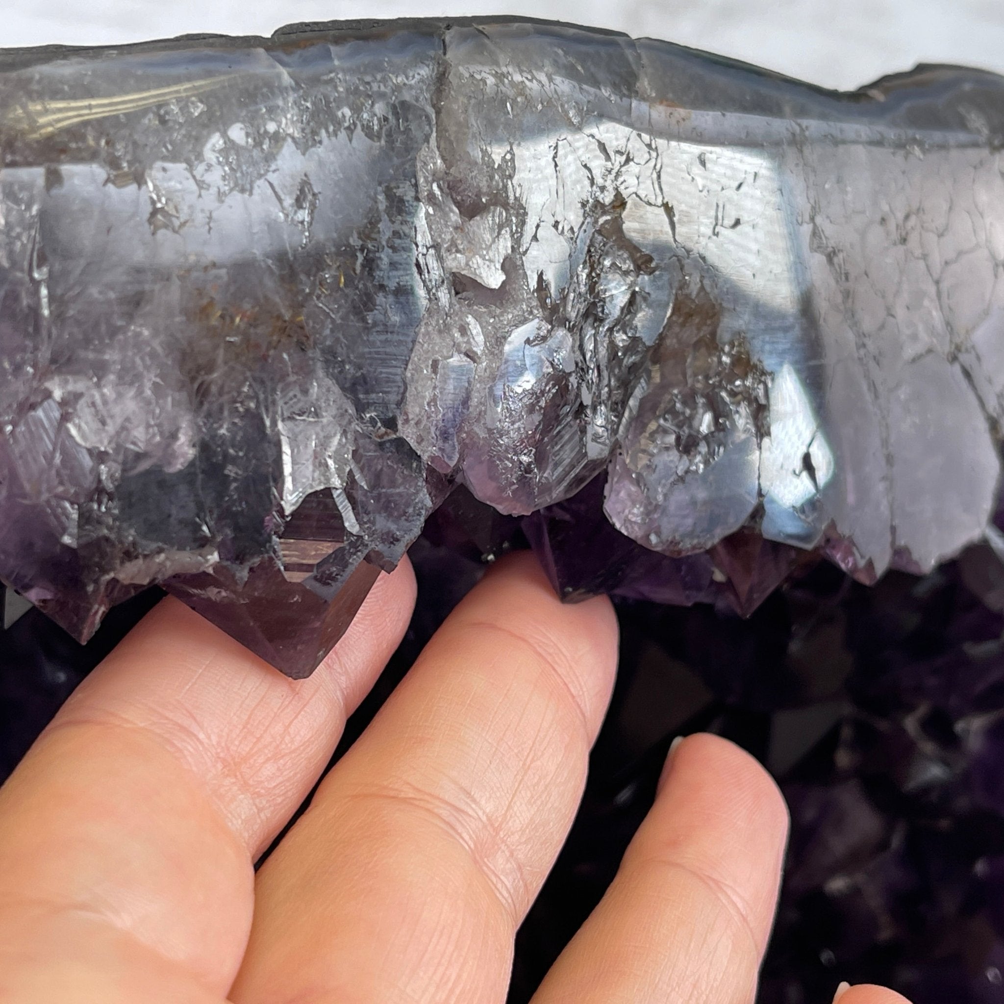 Extra Plus Quality Brazilian Amethyst Cathedral, 16” tall & 78.9 lbs #5601-0539 by Brazil Gems - Brazil GemsBrazil GemsExtra Plus Quality Brazilian Amethyst Cathedral, 16” tall & 78.9 lbs #5601-0539 by Brazil GemsCathedrals5601-0539