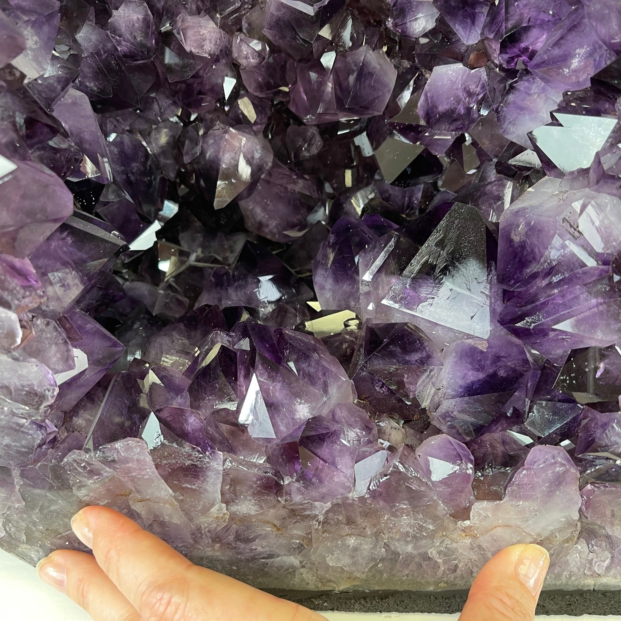 Extra Plus Quality Brazilian Amethyst Cathedral, 16” tall & 78.9 lbs #5601-0539 by Brazil Gems - Brazil GemsBrazil GemsExtra Plus Quality Brazilian Amethyst Cathedral, 16” tall & 78.9 lbs #5601-0539 by Brazil GemsCathedrals5601-0539