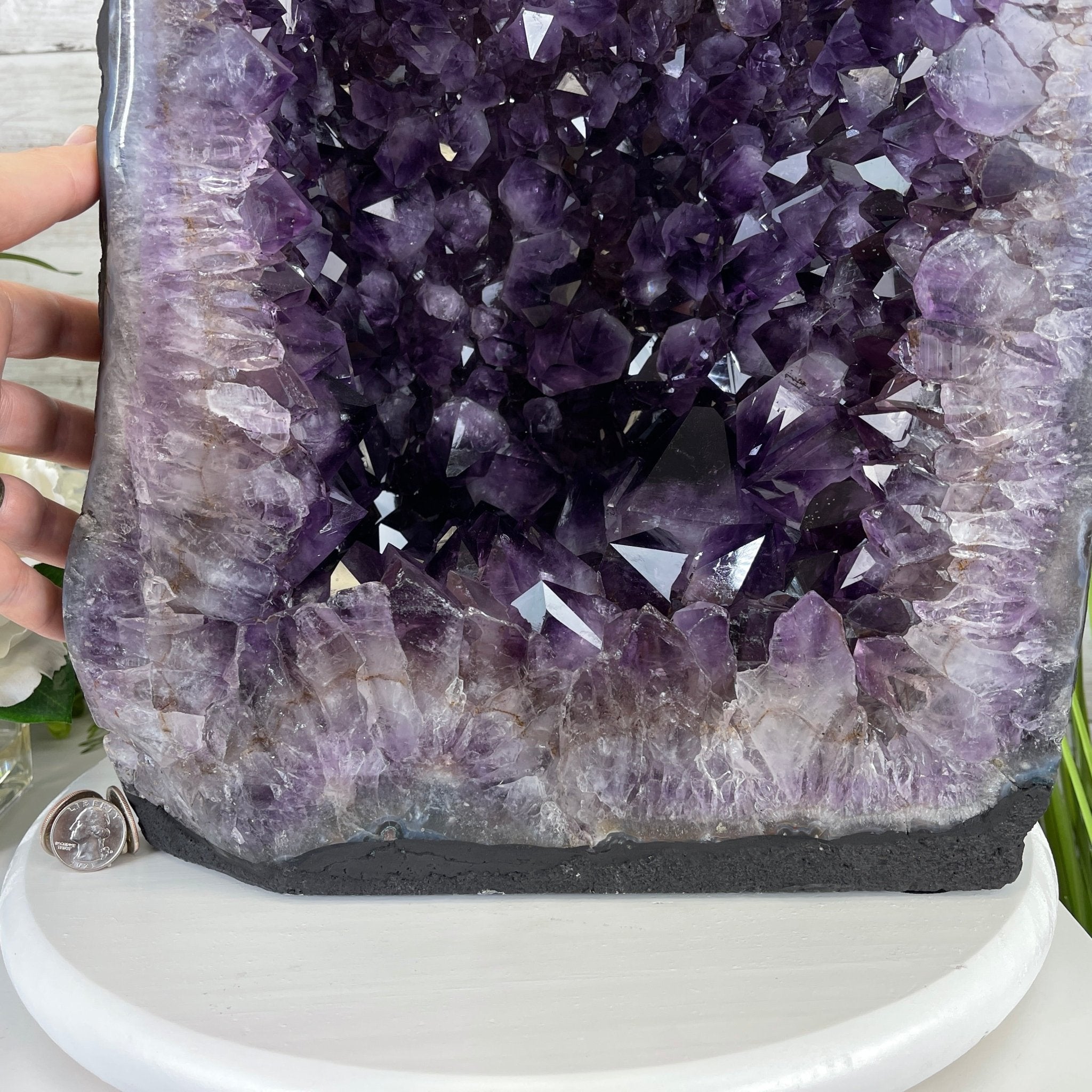 Extra Plus Quality Brazilian Amethyst Cathedral, 16” tall & 78.9 lbs #5601-0539 by Brazil Gems - Brazil GemsBrazil GemsExtra Plus Quality Brazilian Amethyst Cathedral, 16” tall & 78.9 lbs #5601-0539 by Brazil GemsCathedrals5601-0539