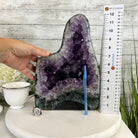Extra Plus Quality Brazilian Amethyst Cathedral, 19.3 lbs & 11.8" Tall, Model #5601-1075 by Brazil Gems - Brazil GemsBrazil GemsExtra Plus Quality Brazilian Amethyst Cathedral, 19.3 lbs & 11.8" Tall, Model #5601-1075 by Brazil GemsCathedrals5601-1075