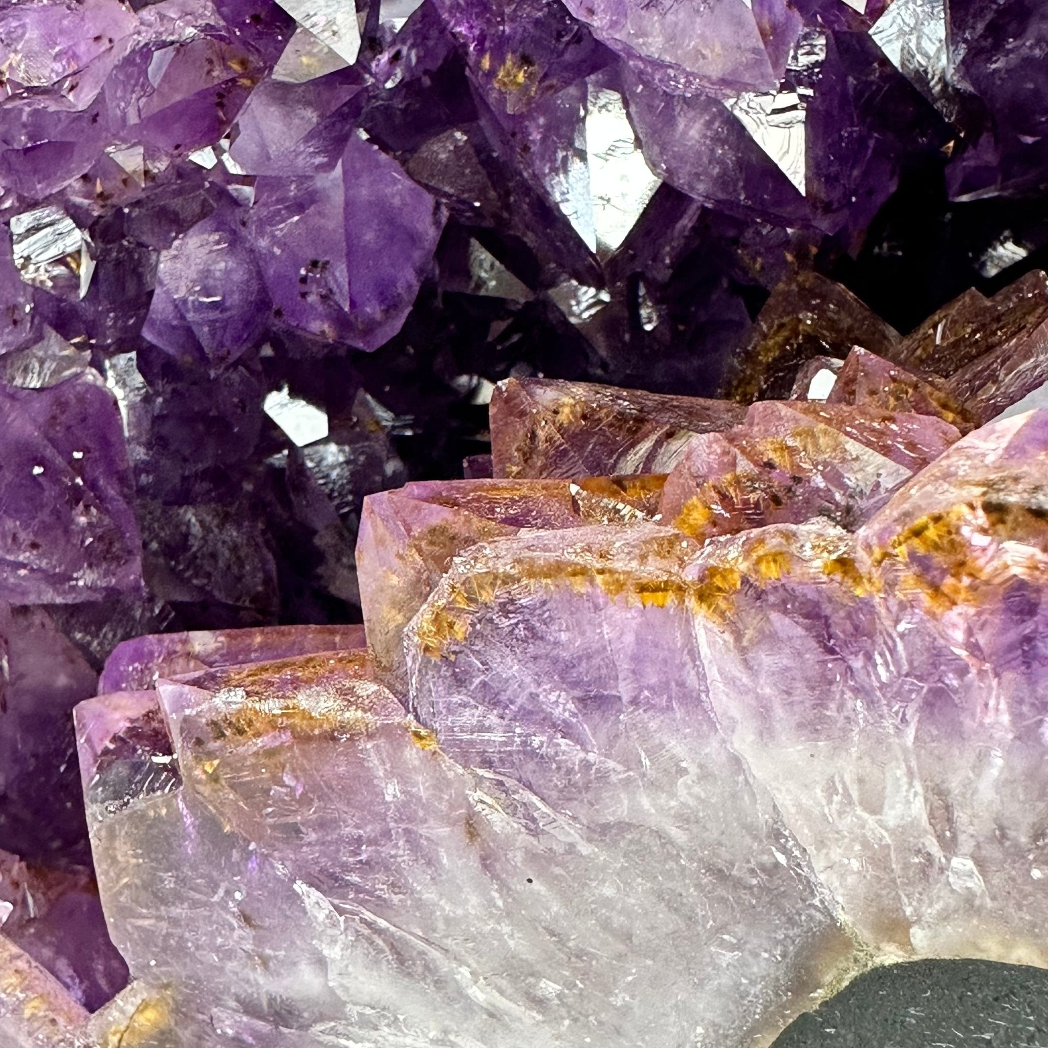 Extra Plus Quality Brazilian Amethyst Cathedral, 19.3 lbs & 13.25" Tall, Model #5601-1076 by Brazil Gems - Brazil GemsBrazil GemsExtra Plus Quality Brazilian Amethyst Cathedral, 19.3 lbs & 13.25" Tall, Model #5601-1076 by Brazil GemsCathedrals5601-1076