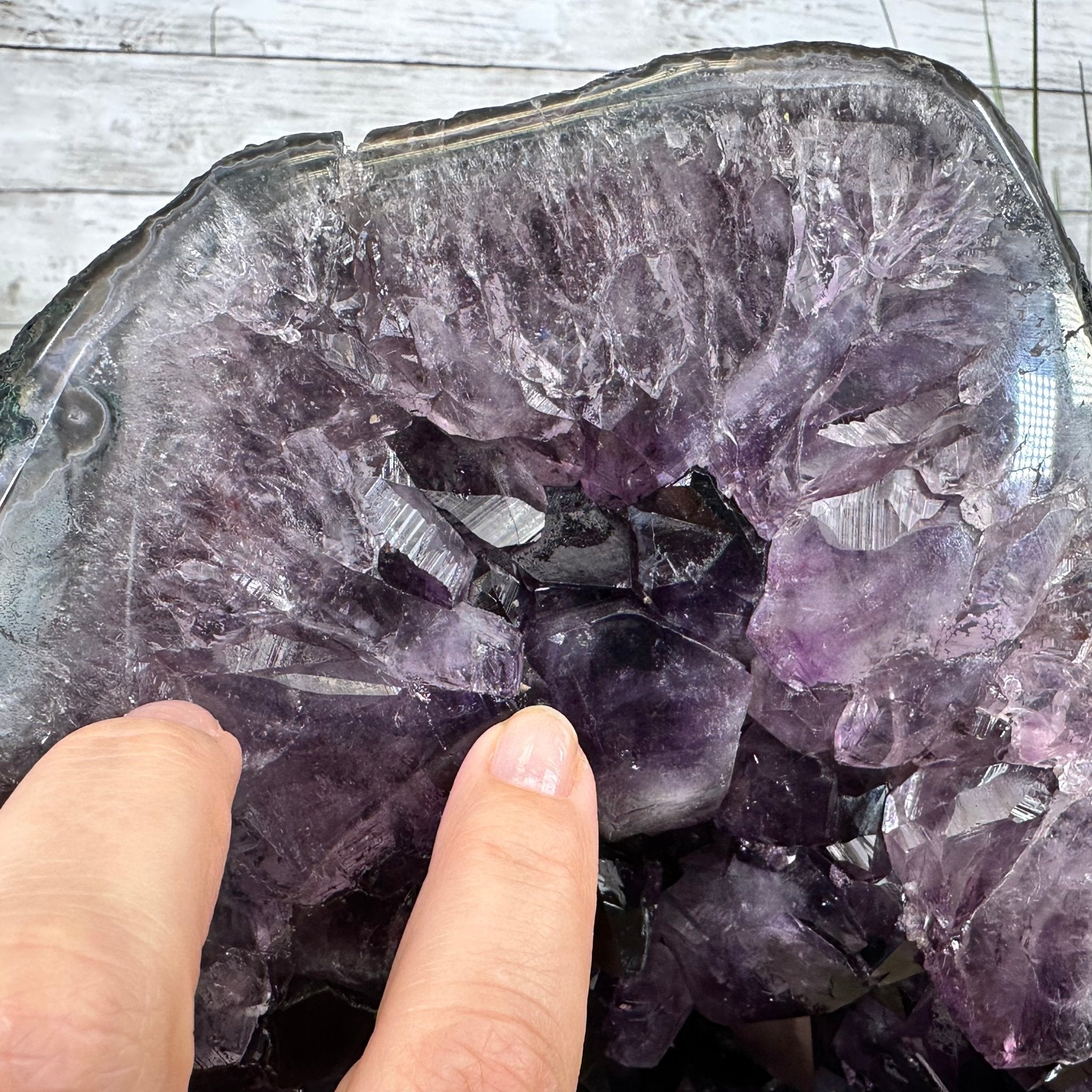 Extra Plus Quality Brazilian Amethyst Cathedral, 198.5 lbs & 32" Tall, Model #5601-1207 by Brazil Gems - Brazil GemsBrazil GemsExtra Plus Quality Brazilian Amethyst Cathedral, 198.5 lbs & 32" Tall, Model #5601-1207 by Brazil GemsCathedrals5601-1207