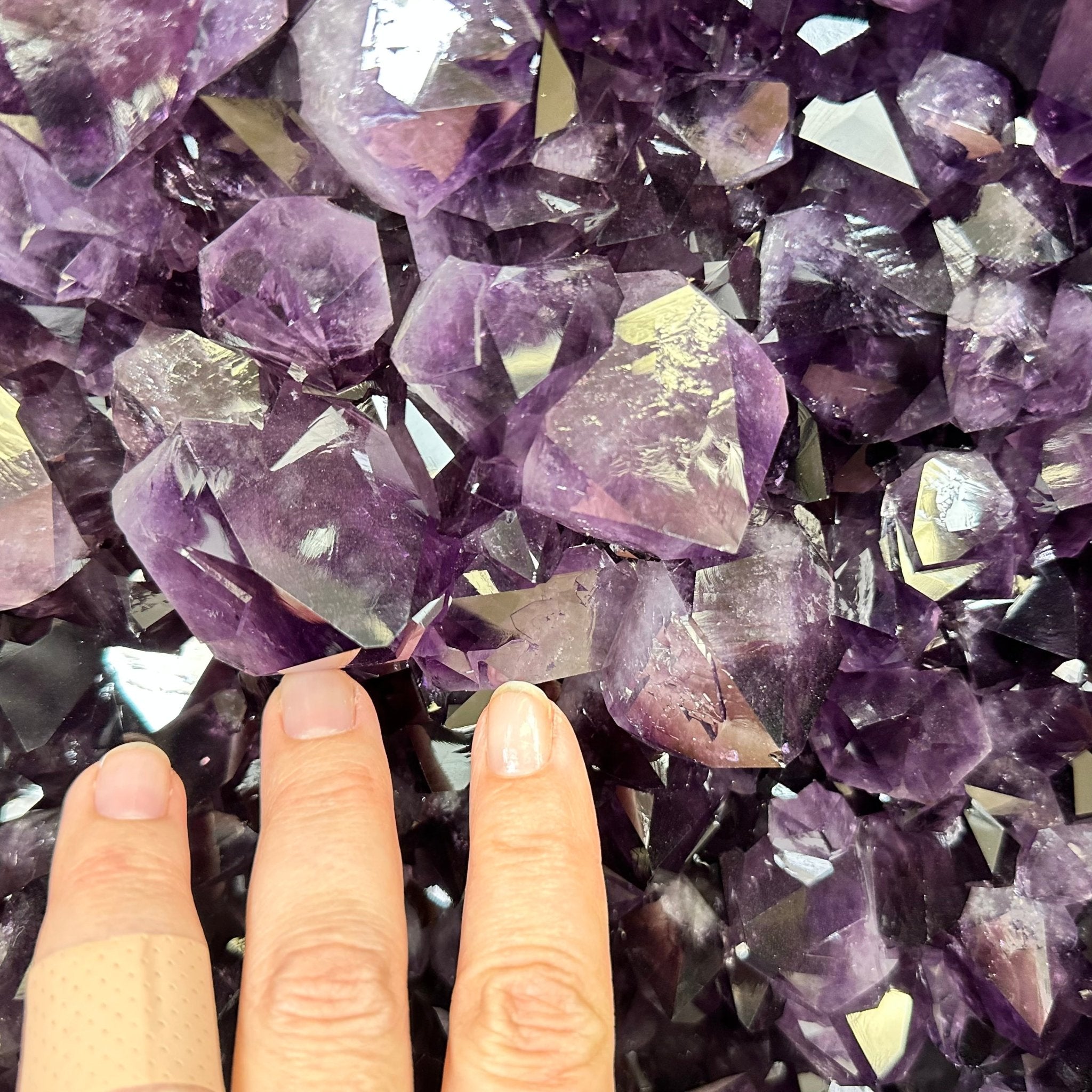 Extra Plus Quality Brazilian Amethyst Cathedral, 198.5 lbs & 32" Tall, Model #5601-1207 by Brazil Gems - Brazil GemsBrazil GemsExtra Plus Quality Brazilian Amethyst Cathedral, 198.5 lbs & 32" Tall, Model #5601-1207 by Brazil GemsCathedrals5601-1207