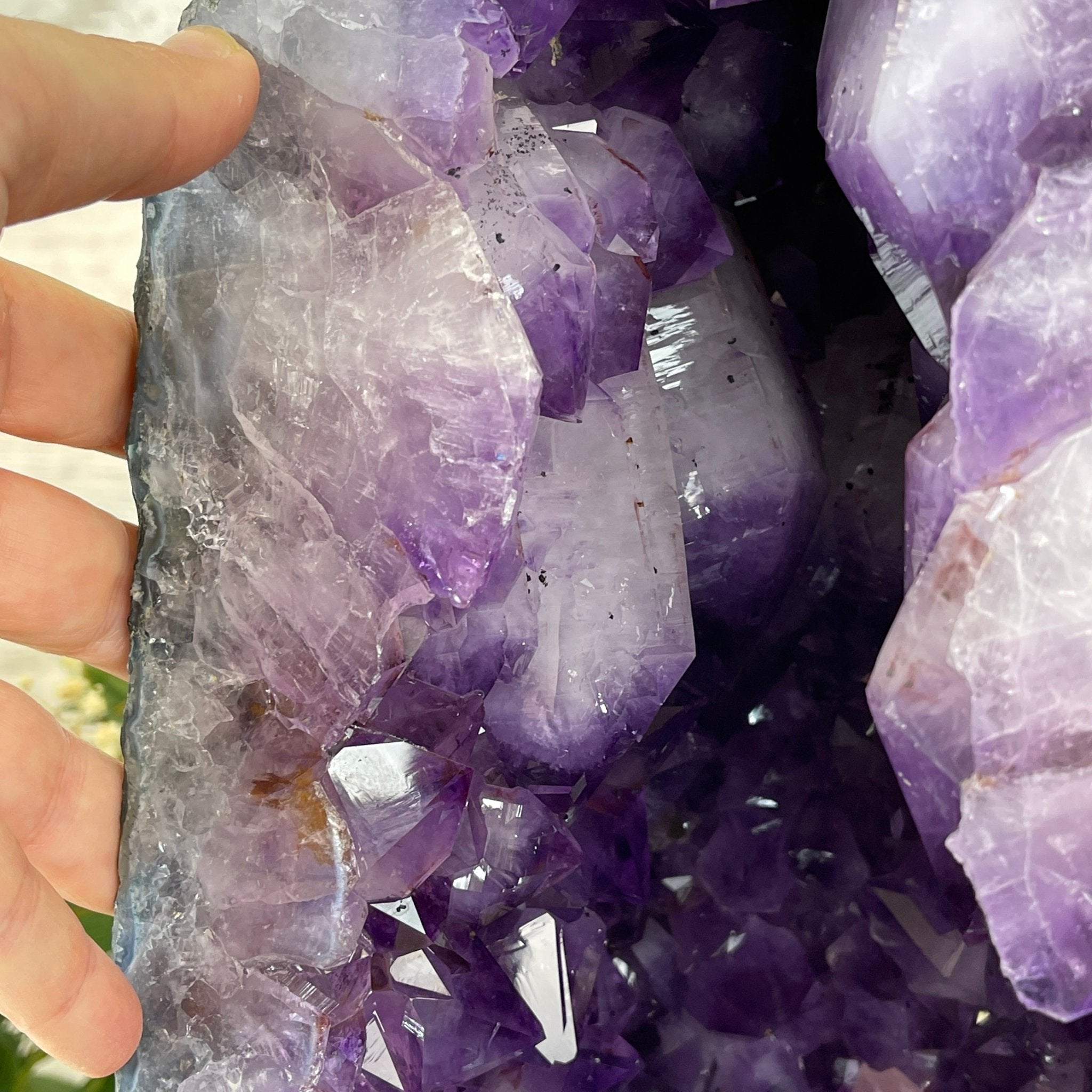 Extra Plus Quality Brazilian Amethyst Cathedral, 19.9” tall & 100.1 lbs #5601-0649 by Brazil Gems - Brazil GemsBrazil GemsExtra Plus Quality Brazilian Amethyst Cathedral, 19.9” tall & 100.1 lbs #5601-0649 by Brazil GemsCathedrals5601-0649