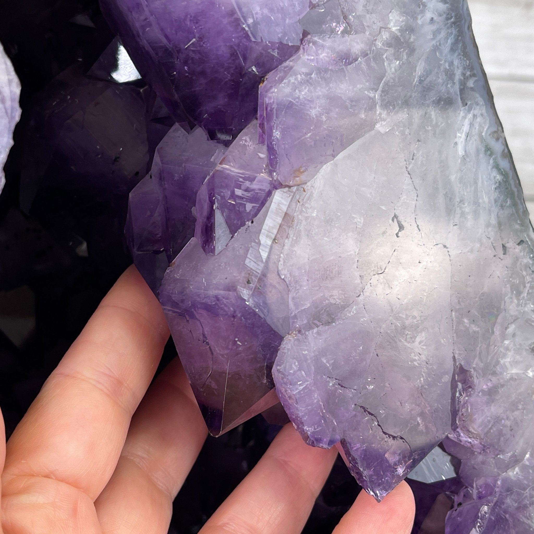 Extra Plus Quality Brazilian Amethyst Cathedral, 19.9” tall & 100.1 lbs #5601-0649 by Brazil Gems - Brazil GemsBrazil GemsExtra Plus Quality Brazilian Amethyst Cathedral, 19.9” tall & 100.1 lbs #5601-0649 by Brazil GemsCathedrals5601-0649
