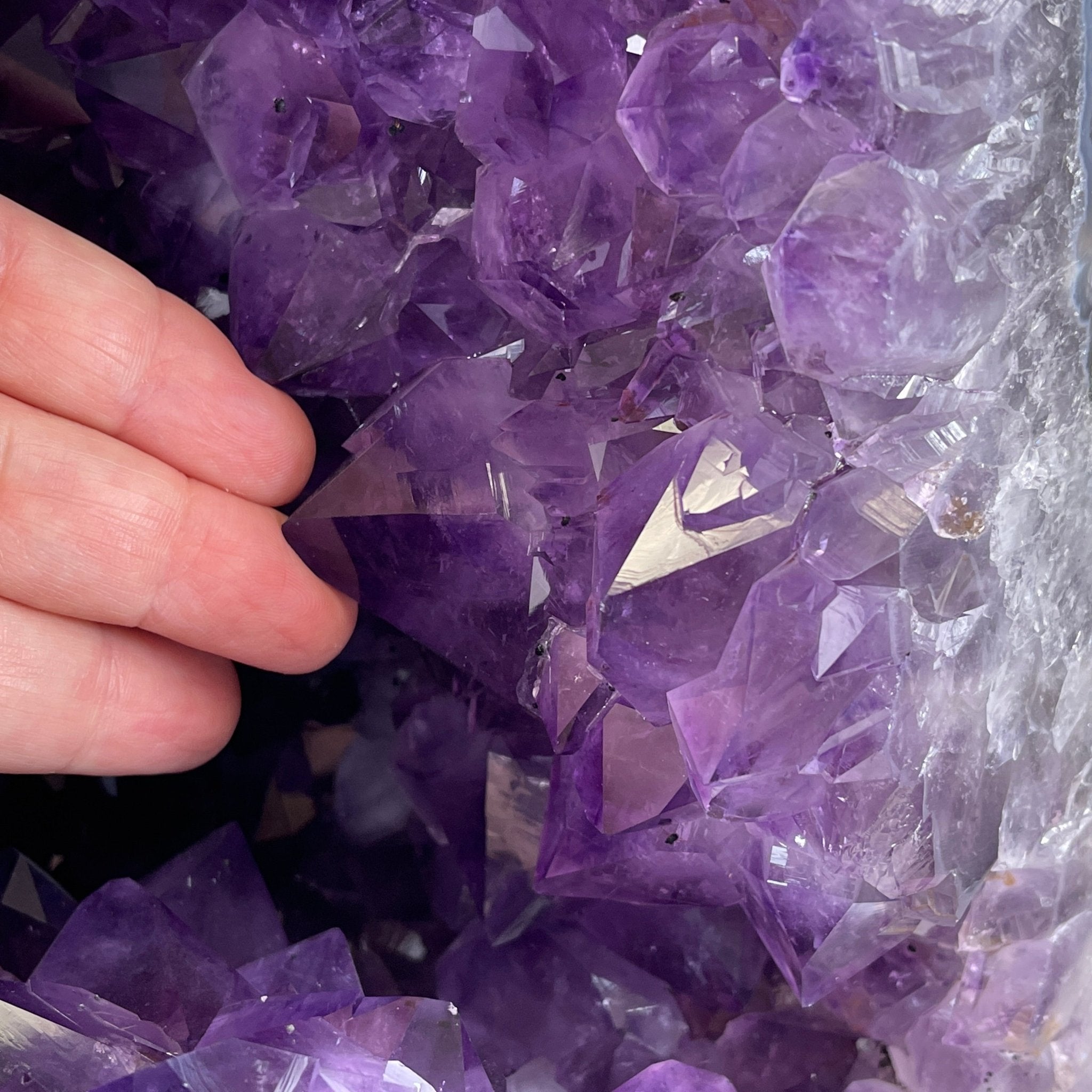 Extra Plus Quality Brazilian Amethyst Cathedral, 19.9” tall & 100.1 lbs #5601-0649 by Brazil Gems - Brazil GemsBrazil GemsExtra Plus Quality Brazilian Amethyst Cathedral, 19.9” tall & 100.1 lbs #5601-0649 by Brazil GemsCathedrals5601-0649