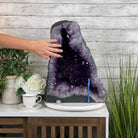 Extra Plus Quality Brazilian Amethyst Cathedral, 19.9” tall & 100.1 lbs #5601-0649 by Brazil Gems - Brazil GemsBrazil GemsExtra Plus Quality Brazilian Amethyst Cathedral, 19.9” tall & 100.1 lbs #5601-0649 by Brazil GemsCathedrals5601-0649