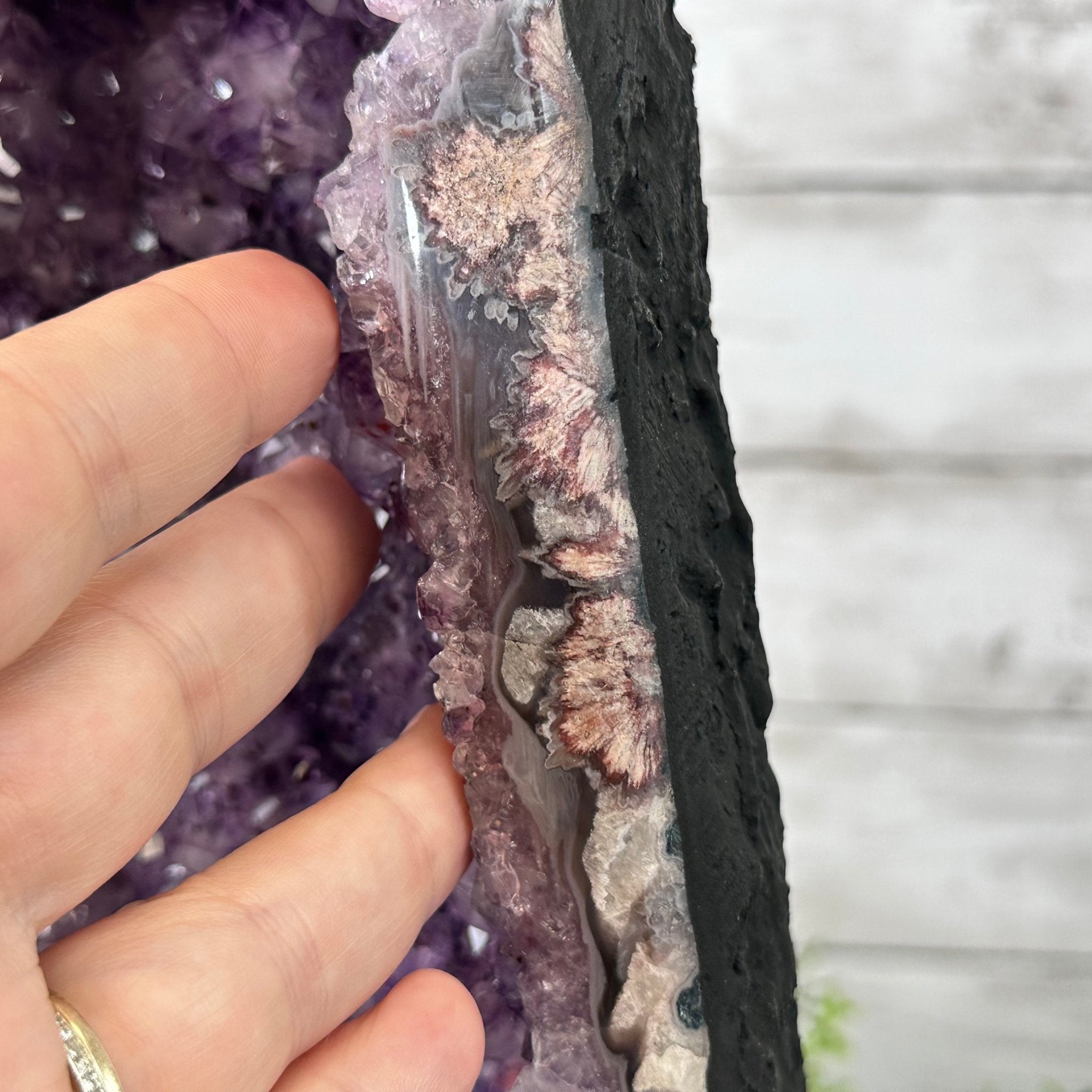 Extra Plus Quality Brazilian Amethyst Cathedral, 21.7 lbs & 13" Tall, Model #5601-0977 by Brazil Gems - Brazil GemsBrazil GemsExtra Plus Quality Brazilian Amethyst Cathedral, 21.7 lbs & 13" Tall, Model #5601-0977 by Brazil GemsCathedrals5601-0977