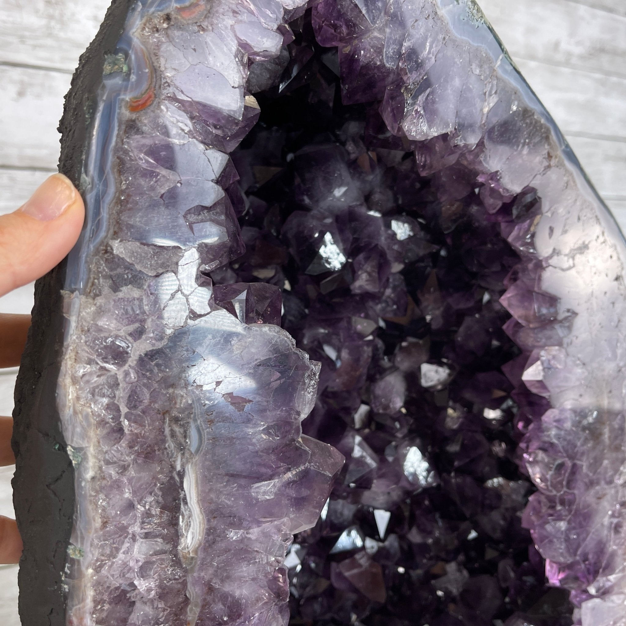 Extra Plus Quality Brazilian Amethyst Cathedral, 24” tall & 107.7 lbs #5601-0542 by Brazil Gems - Brazil GemsBrazil GemsExtra Plus Quality Brazilian Amethyst Cathedral, 24” tall & 107.7 lbs #5601-0542 by Brazil GemsCathedrals5601-0542
