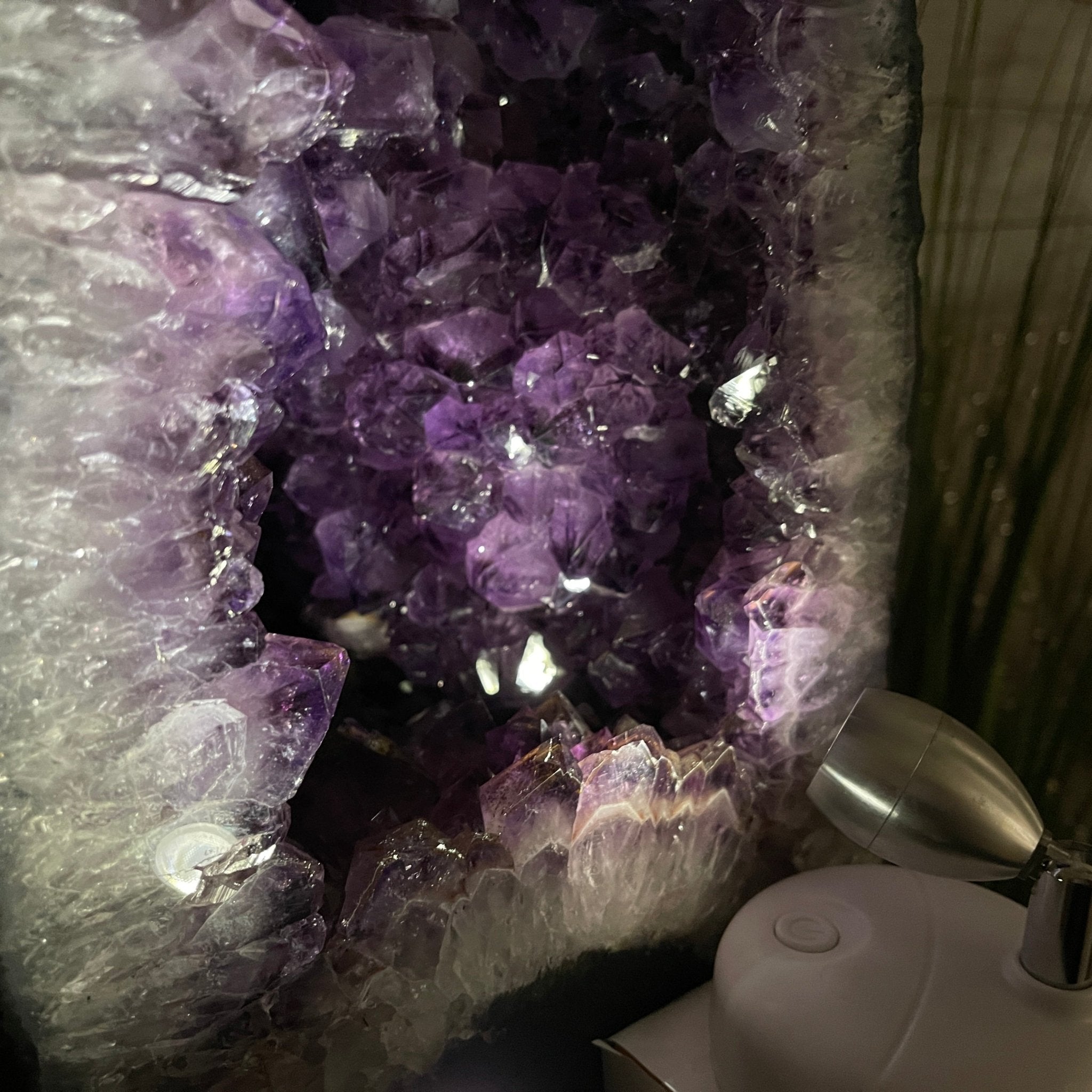 Extra Plus Quality Brazilian Amethyst Cathedral, 25.6” tall & 76.6 lbs #5601-0644 by Brazil Gems - Brazil GemsBrazil GemsExtra Plus Quality Brazilian Amethyst Cathedral, 25.6” tall & 76.6 lbs #5601-0644 by Brazil GemsCathedrals5601-0644