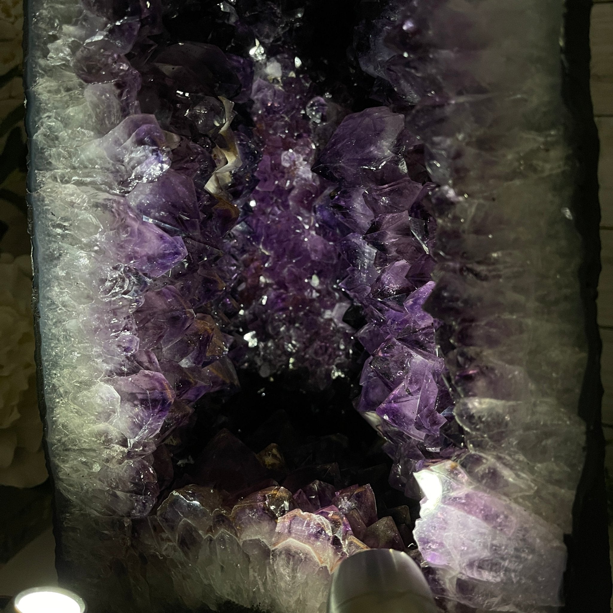 Extra Plus Quality Brazilian Amethyst Cathedral, 25.6” tall & 76.6 lbs #5601-0644 by Brazil Gems - Brazil GemsBrazil GemsExtra Plus Quality Brazilian Amethyst Cathedral, 25.6” tall & 76.6 lbs #5601-0644 by Brazil GemsCathedrals5601-0644