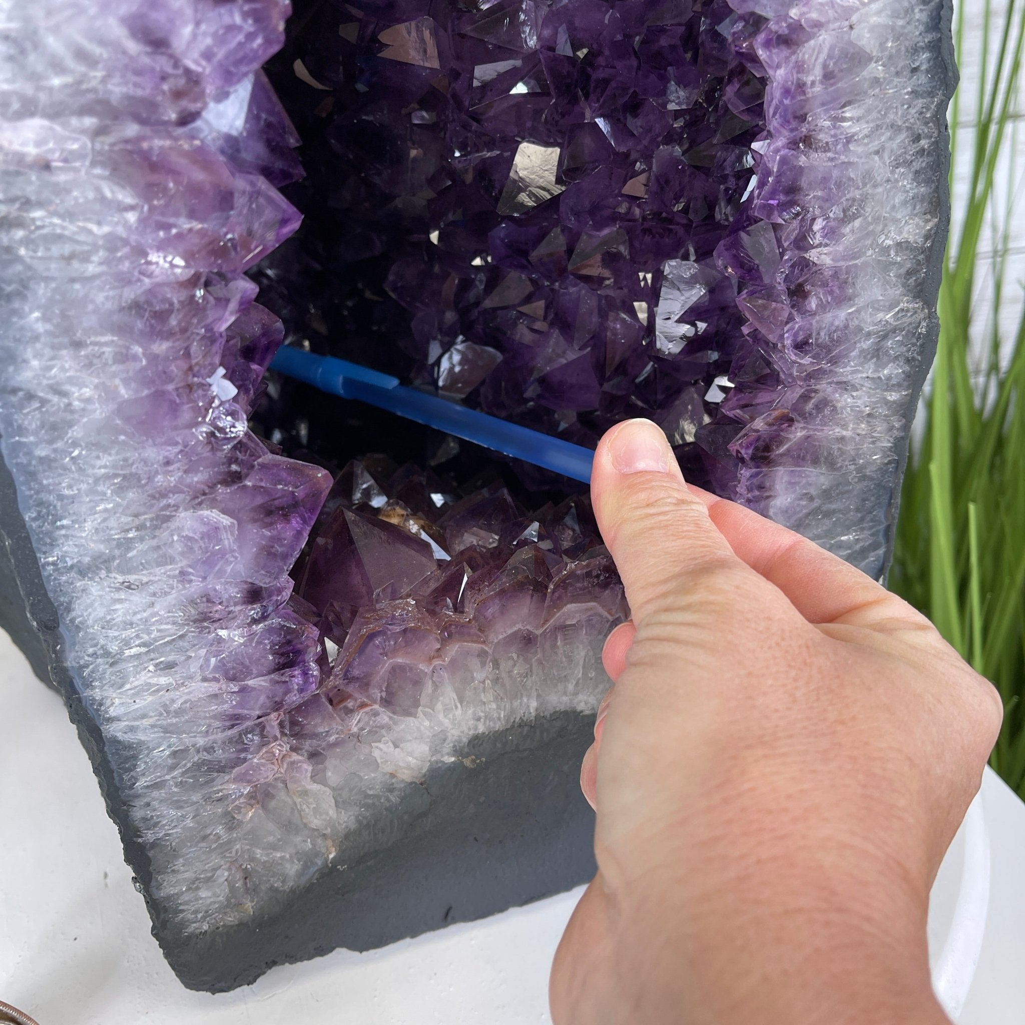 Extra Plus Quality Brazilian Amethyst Cathedral, 25.6” tall & 76.6 lbs #5601-0644 by Brazil Gems - Brazil GemsBrazil GemsExtra Plus Quality Brazilian Amethyst Cathedral, 25.6” tall & 76.6 lbs #5601-0644 by Brazil GemsCathedrals5601-0644