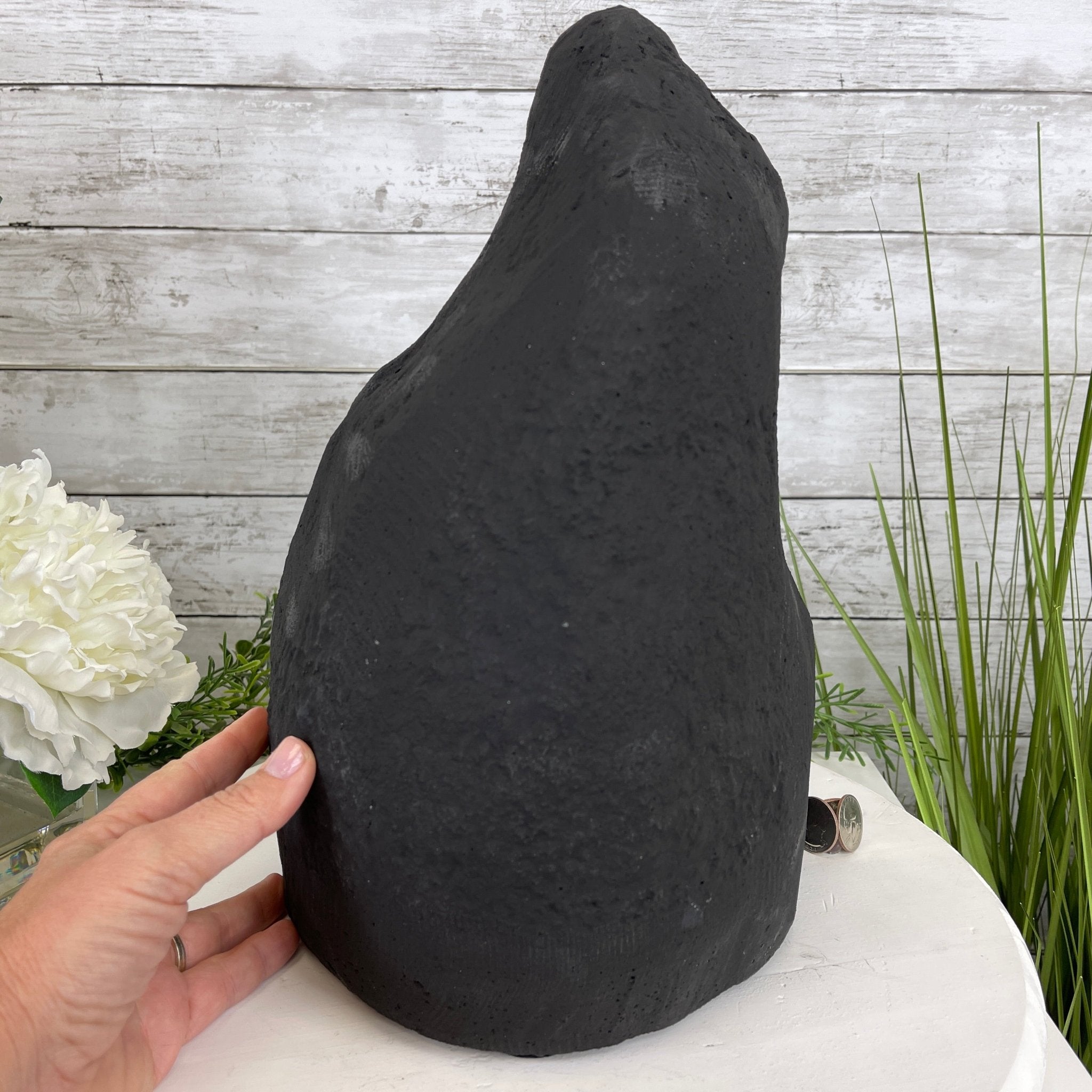 Extra Plus Quality Brazilian Amethyst Cathedral, 26.2 lbs & 13.25” tall Model #5601-1154 by Brazil Gems - Brazil GemsBrazil GemsExtra Plus Quality Brazilian Amethyst Cathedral, 26.2 lbs & 13.25” tall Model #5601-1154 by Brazil GemsCathedrals5601-1154
