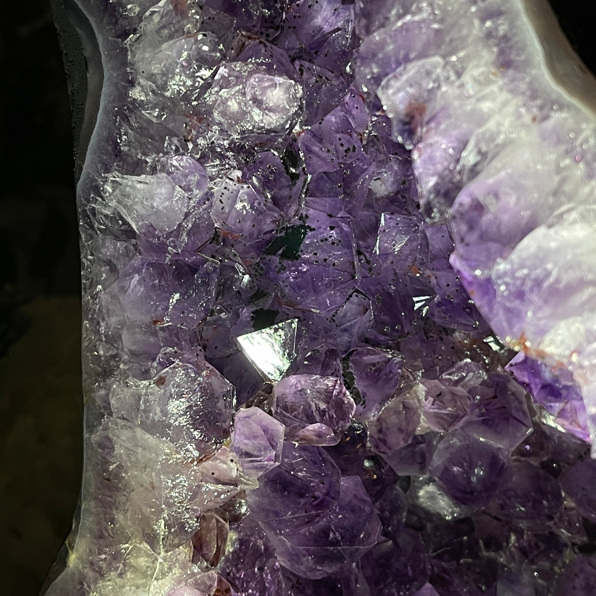 Extra Plus Quality Brazilian Amethyst Cathedral, 26.2 lbs & 13.25” tall Model #5601-1154 by Brazil Gems - Brazil GemsBrazil GemsExtra Plus Quality Brazilian Amethyst Cathedral, 26.2 lbs & 13.25” tall Model #5601-1154 by Brazil GemsCathedrals5601-1154