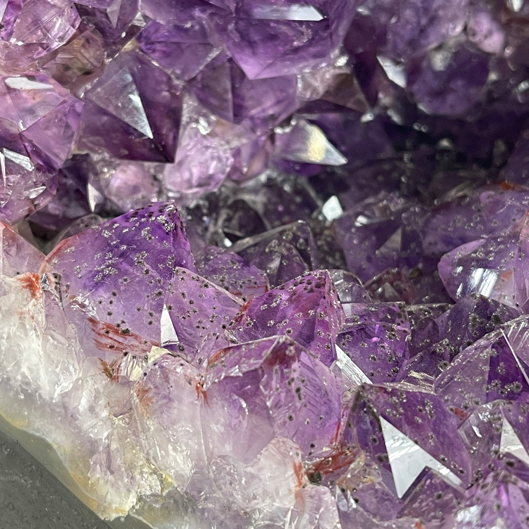 Extra Plus Quality Brazilian Amethyst Cathedral, 26.2 lbs & 13.25” tall Model #5601-1154 by Brazil Gems - Brazil GemsBrazil GemsExtra Plus Quality Brazilian Amethyst Cathedral, 26.2 lbs & 13.25” tall Model #5601-1154 by Brazil GemsCathedrals5601-1154