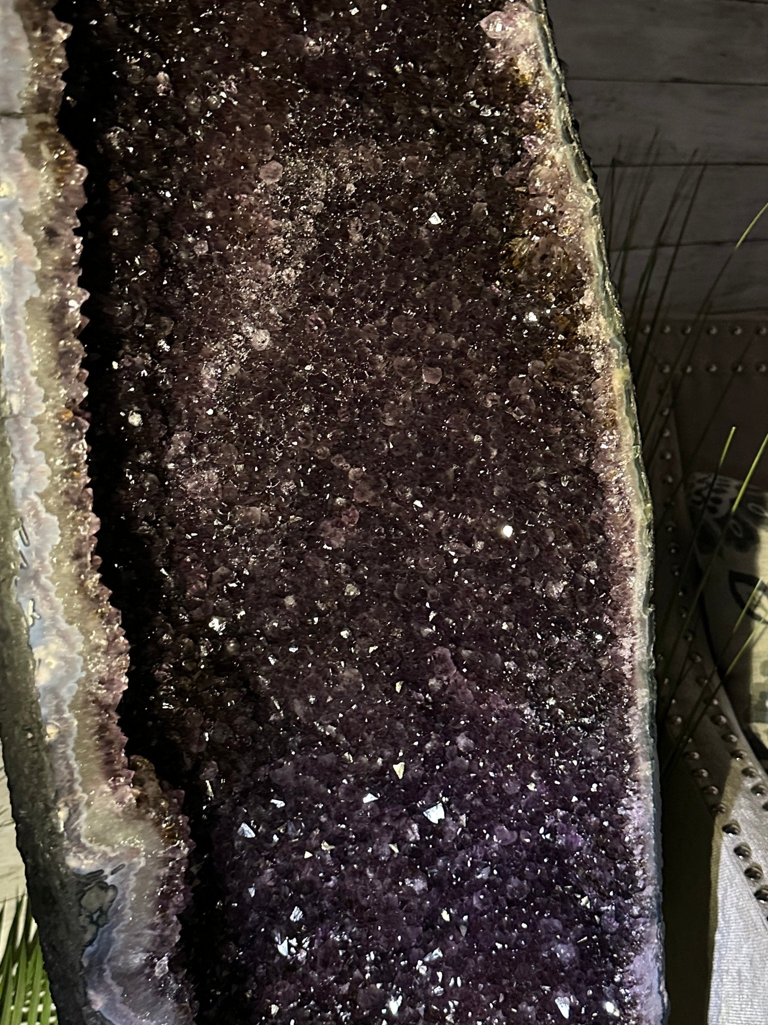 Extra Plus Quality Brazilian Amethyst Cathedral, 287.1 lbs & 59.5" Tall, Model #5601-1228 by Brazil Gems - Brazil GemsBrazil GemsExtra Plus Quality Brazilian Amethyst Cathedral, 287.1 lbs & 59.5" Tall, Model #5601-1228 by Brazil GemsCathedrals5601-1228