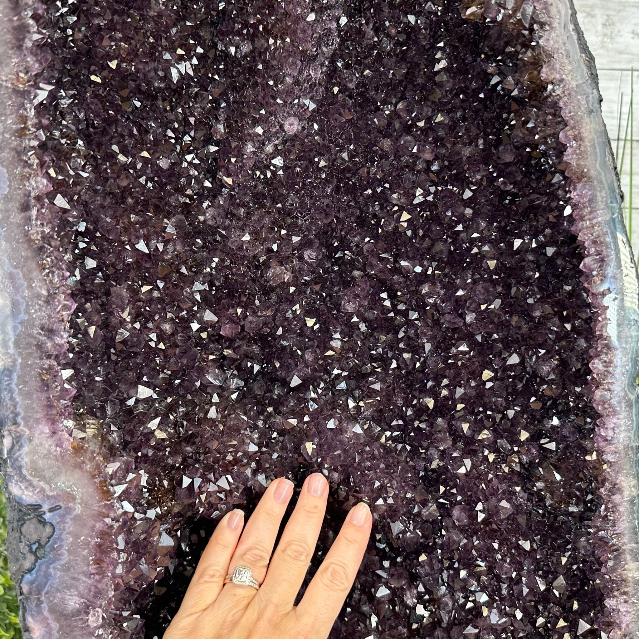Extra Plus Quality Brazilian Amethyst Cathedral, 287.1 lbs & 59.5" Tall, Model #5601-1228 by Brazil Gems - Brazil GemsBrazil GemsExtra Plus Quality Brazilian Amethyst Cathedral, 287.1 lbs & 59.5" Tall, Model #5601-1228 by Brazil GemsCathedrals5601-1228