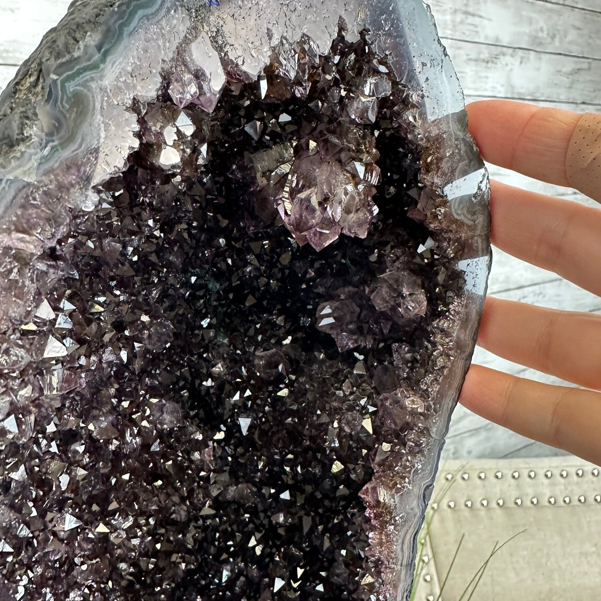 Extra Plus Quality Brazilian Amethyst Cathedral, 287.1 lbs & 59.5" Tall, Model #5601-1228 by Brazil Gems - Brazil GemsBrazil GemsExtra Plus Quality Brazilian Amethyst Cathedral, 287.1 lbs & 59.5" Tall, Model #5601-1228 by Brazil GemsCathedrals5601-1228