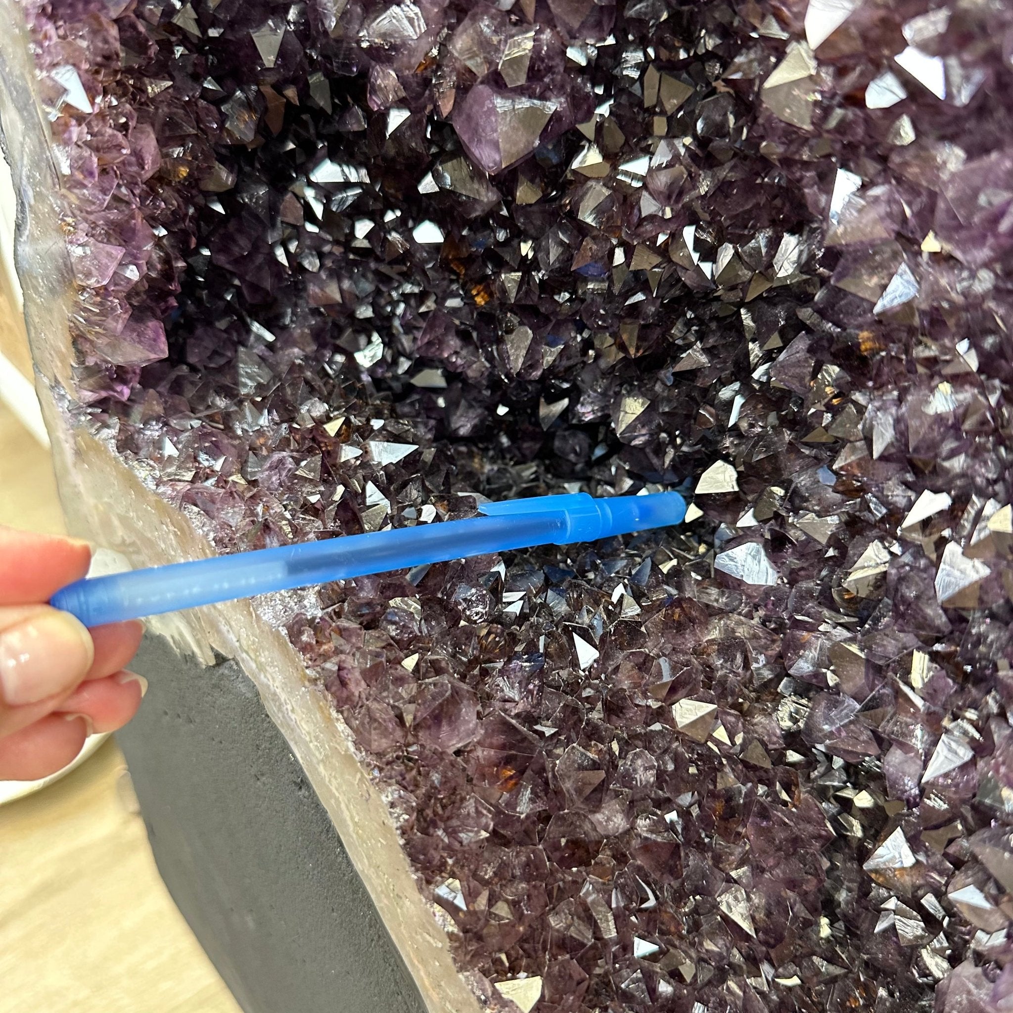 Extra Plus Quality Brazilian Amethyst Cathedral, 287.1 lbs & 59.5" Tall, Model #5601-1228 by Brazil Gems - Brazil GemsBrazil GemsExtra Plus Quality Brazilian Amethyst Cathedral, 287.1 lbs & 59.5" Tall, Model #5601-1228 by Brazil GemsCathedrals5601-1228