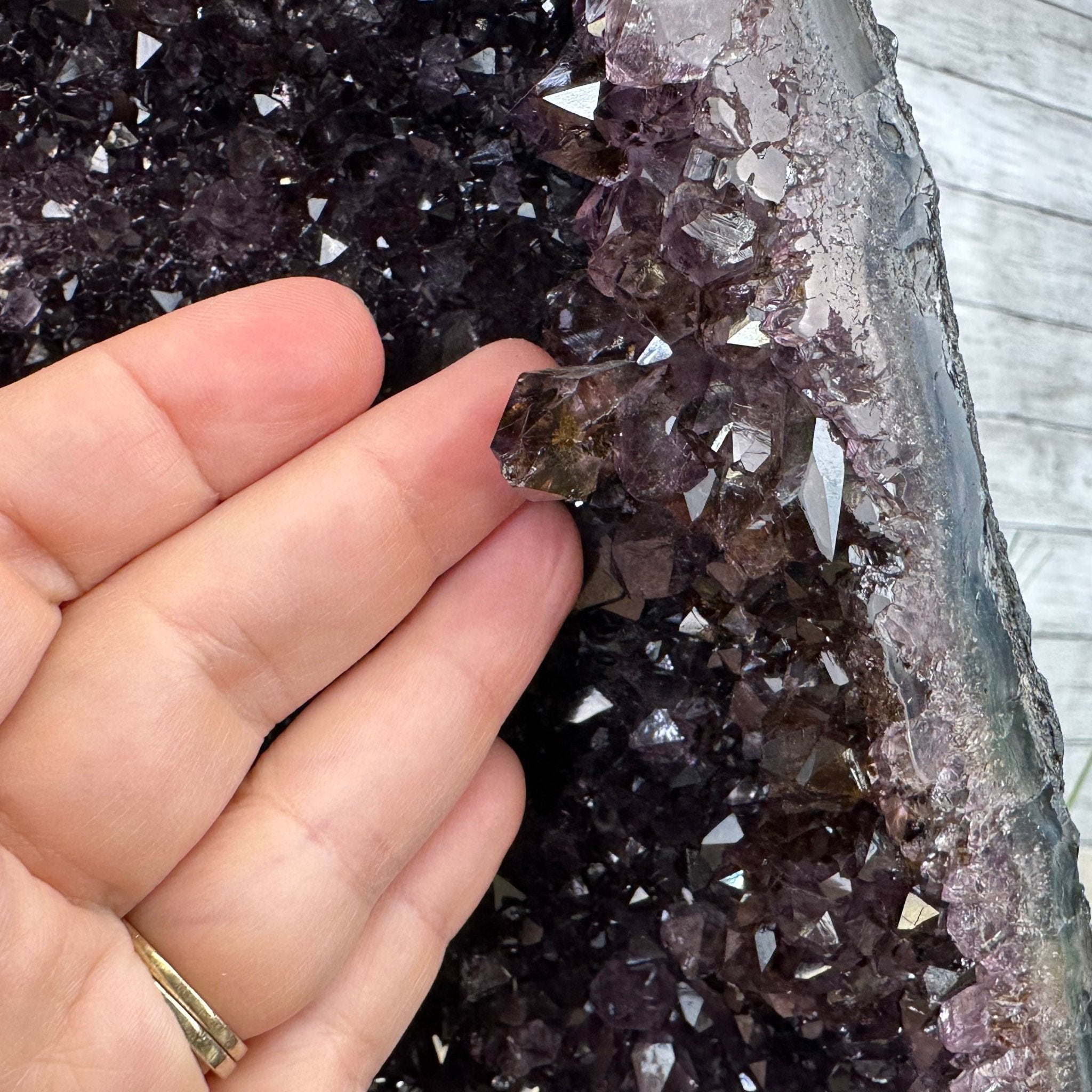Extra Plus Quality Brazilian Amethyst Cathedral, 287.1 lbs & 59.5" Tall, Model #5601-1228 by Brazil Gems - Brazil GemsBrazil GemsExtra Plus Quality Brazilian Amethyst Cathedral, 287.1 lbs & 59.5" Tall, Model #5601-1228 by Brazil GemsCathedrals5601-1228