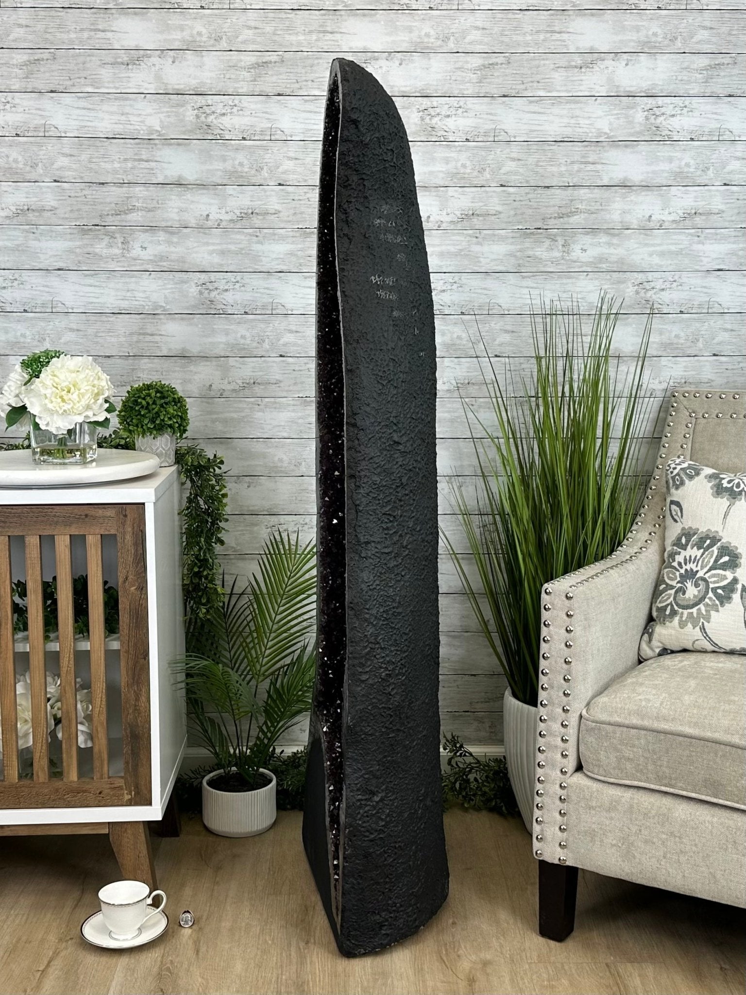 Extra Plus Quality Brazilian Amethyst Cathedral, 287.1 lbs & 59.5" Tall, Model #5601-1228 by Brazil Gems - Brazil GemsBrazil GemsExtra Plus Quality Brazilian Amethyst Cathedral, 287.1 lbs & 59.5" Tall, Model #5601-1228 by Brazil GemsCathedrals5601-1228