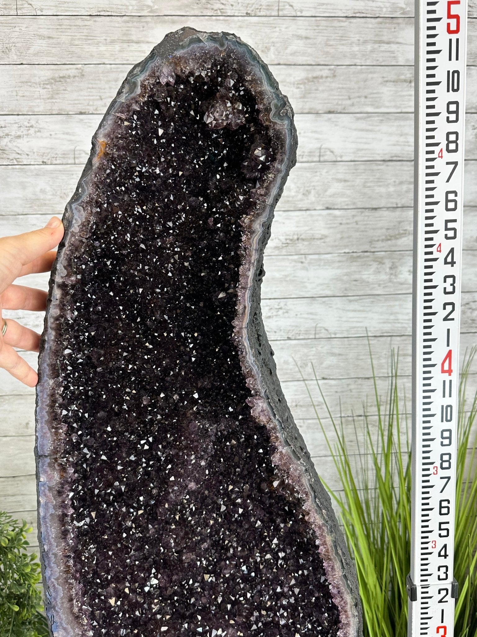 Extra Plus Quality Brazilian Amethyst Cathedral, 287.1 lbs & 59.5" Tall, Model #5601-1228 by Brazil Gems - Brazil GemsBrazil GemsExtra Plus Quality Brazilian Amethyst Cathedral, 287.1 lbs & 59.5" Tall, Model #5601-1228 by Brazil GemsCathedrals5601-1228